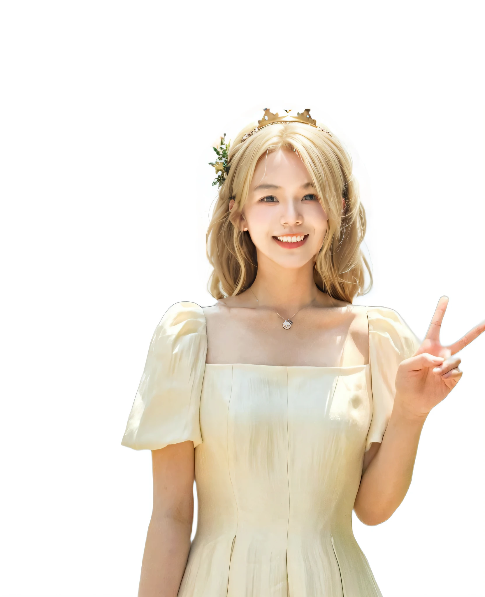 pale-blonde hair,Little crown,Hyper Real,realisticlying,8k