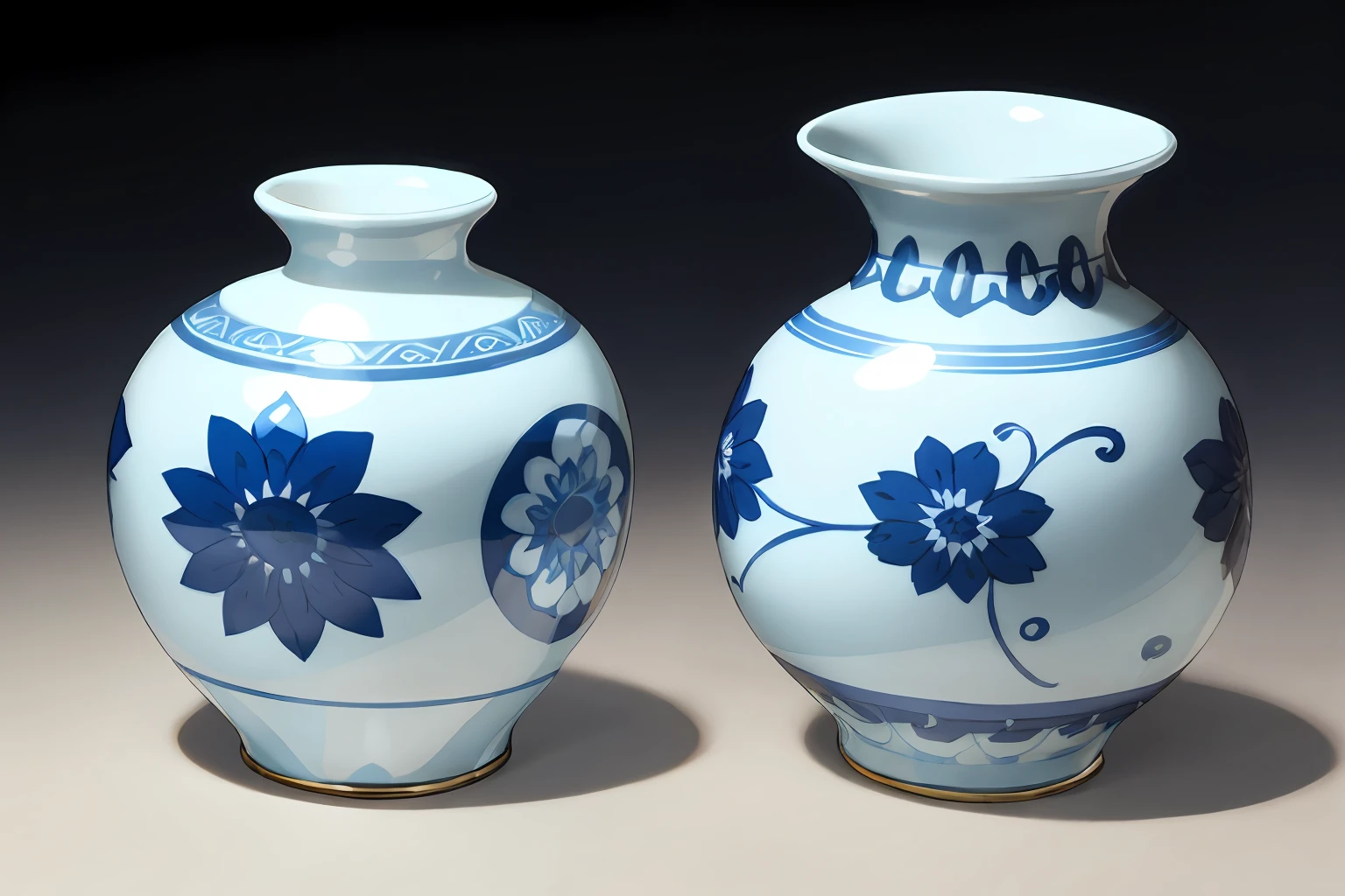 Blue and white porcelain