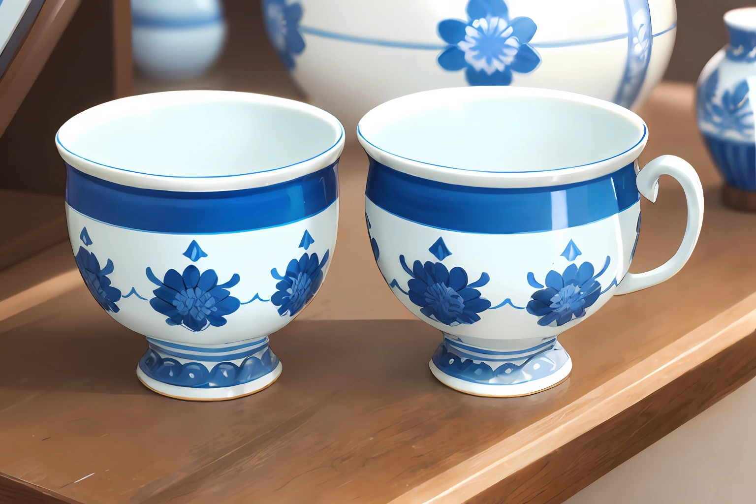 Blue and white porcelain