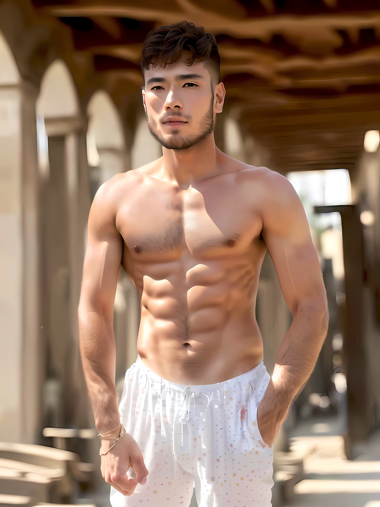 So handsome, so sultry, so handsome, so charming, holy face, hot body, top handsome guy