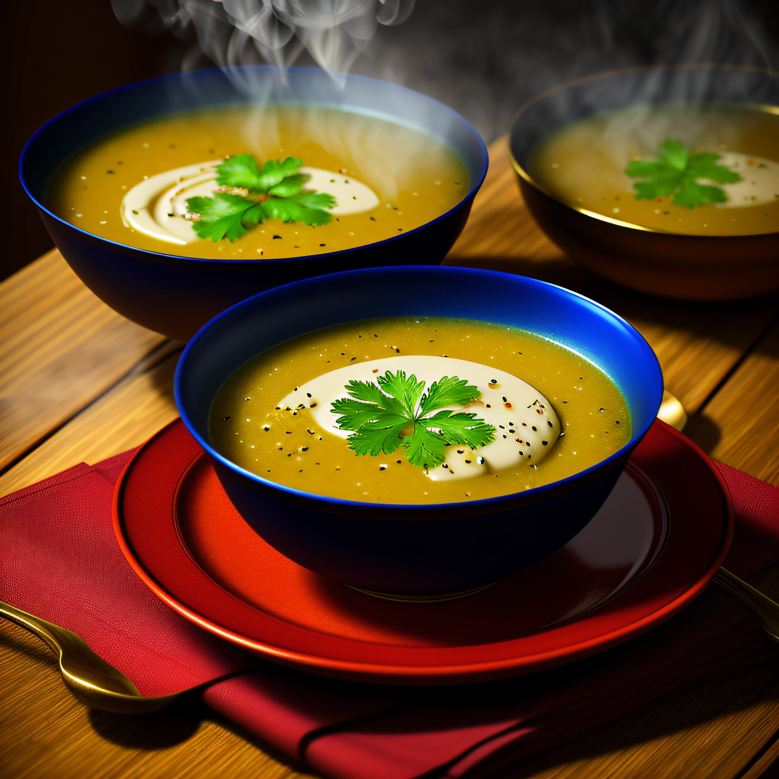 Thick soup with twfood01, steaming, rich, savory, ((twfood01, a traditional delicacy)), ((thick soup, symbol of comfort and warmth)), ((steaming, indicating it's hot and fresh)), ((rich and savory, describing the flavor)), ((realistic, detailed depiction))