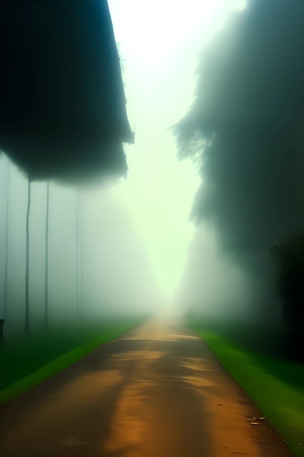 Fog，shadowy，A bracelet under the ruins