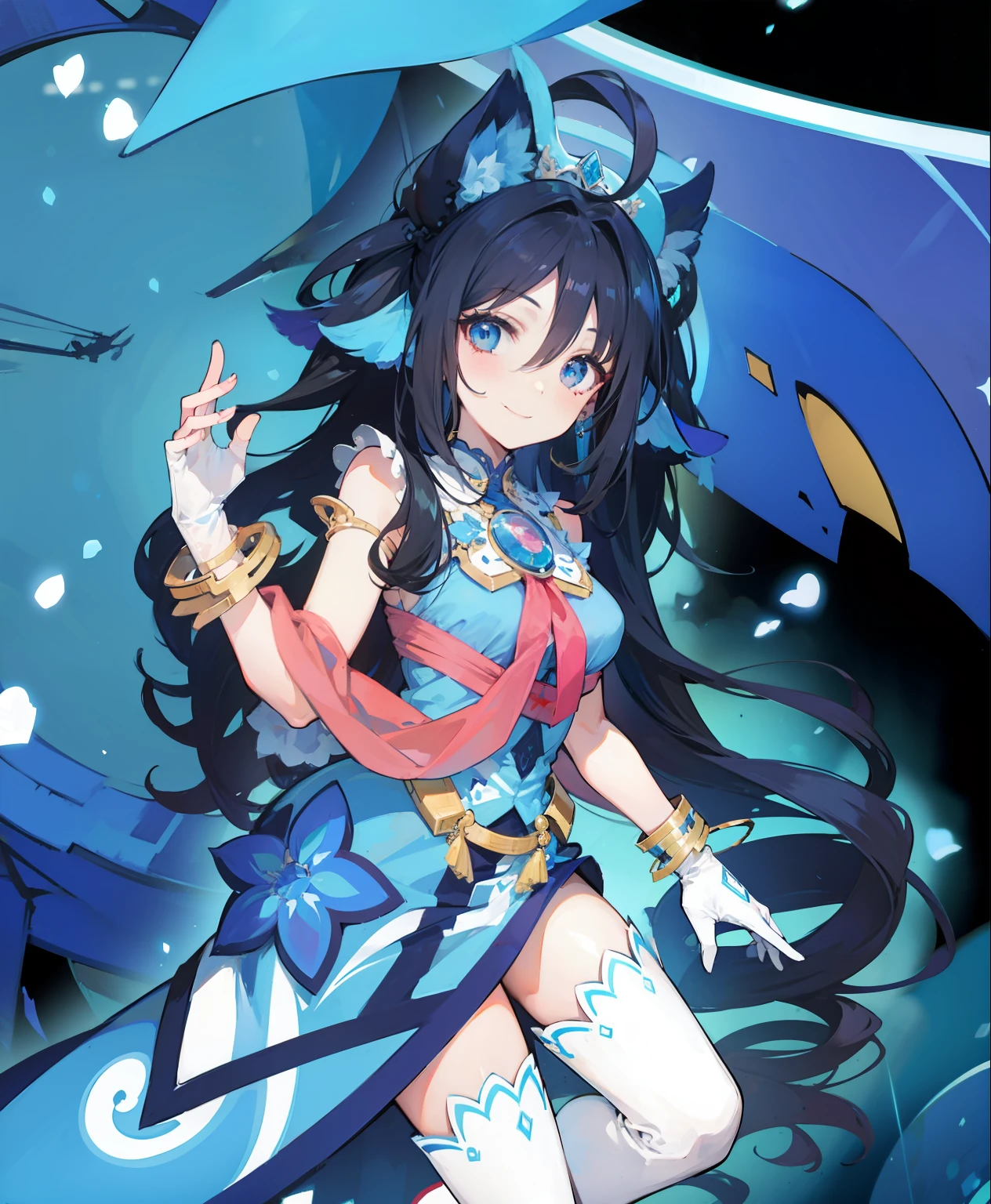 Smiling maiden