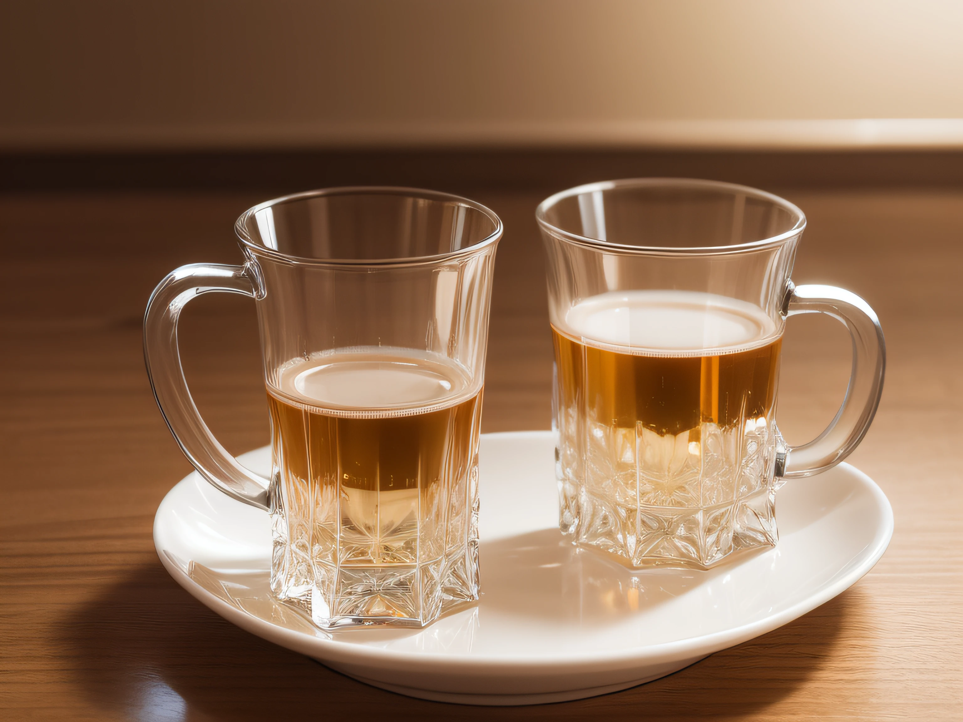 appearance々shape glass cup。top-quality。photos realistic。