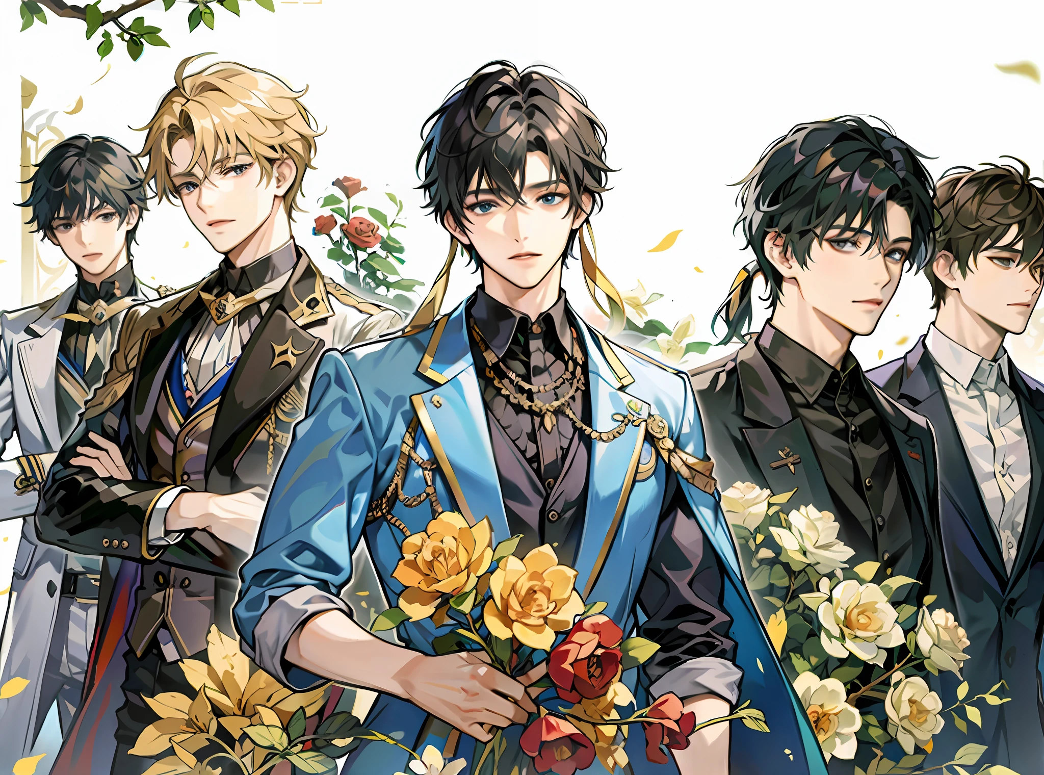 blossoms，the lilies，jasmine flowers，Rose flower
