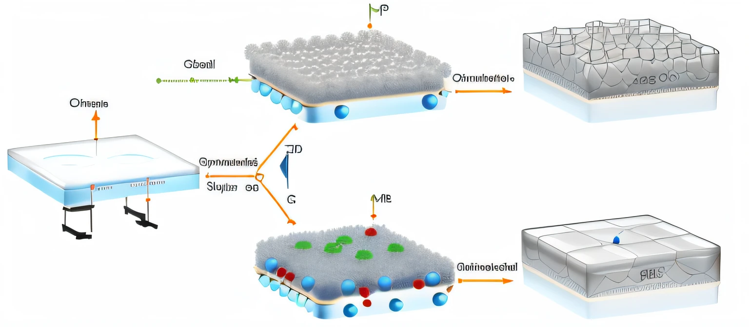 Diagram of the process of making ice cubes, modular graphene, organic transistors, Chen Zezhou, scifi nanowires on skin, nanomaterials, molecular, photolithography, Loss of molecular cohesion, holographic krypton ion, thin glowing devices, scientific photo, poser, fuzzy, Thin healing luminescent device, Ito, iridescent membranes