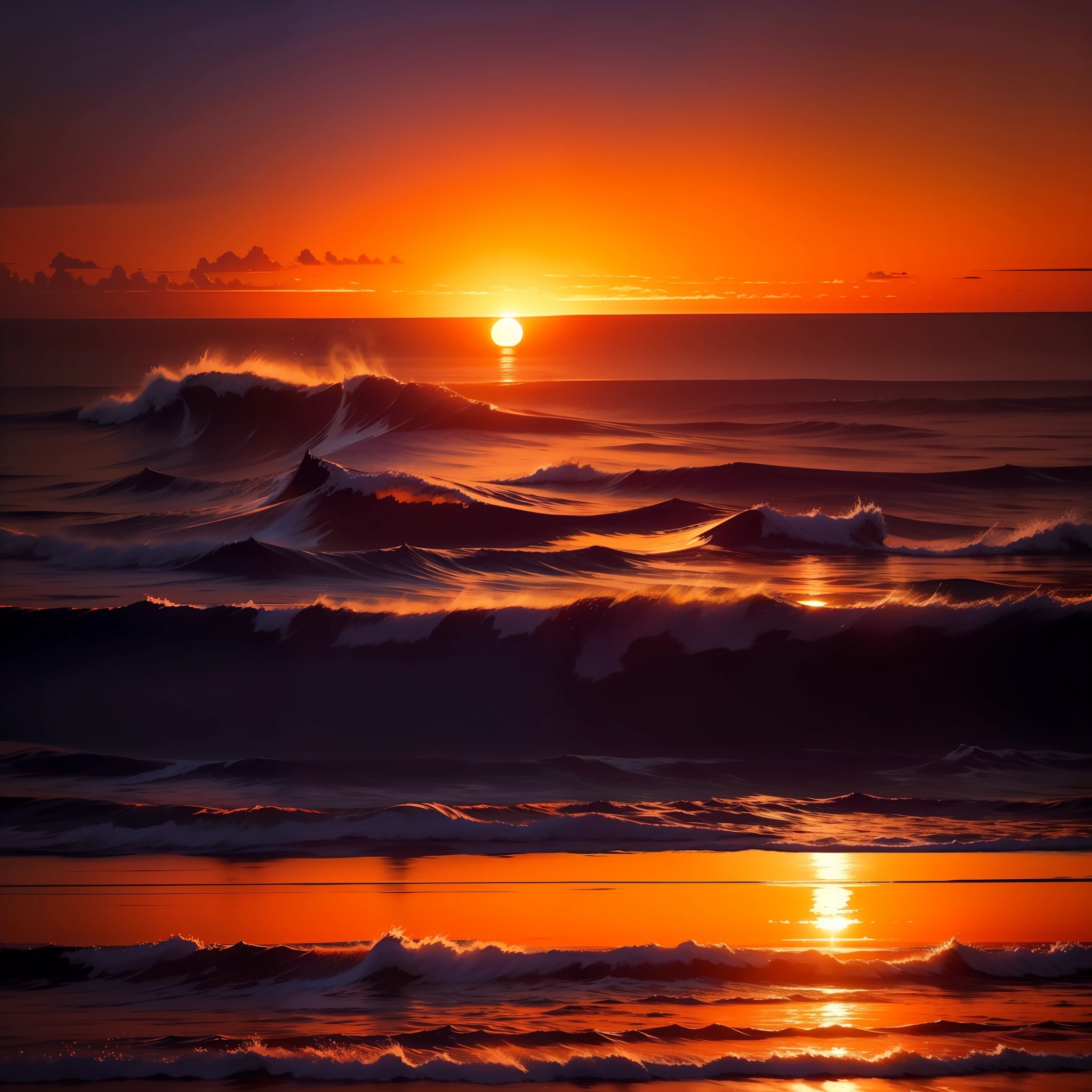 Sunset over the ocean，There is a ship in the distance, Image source：Jan Tengnagel, pexels, romanticism lain, The most beautiful sunset, which shows a beach at sunset, as the sun sets on the horizon, the glimmering orange dawn, Sunset view, at a beautiful sunset, sunsettime, late sunset, trending photo, colours of the sunset