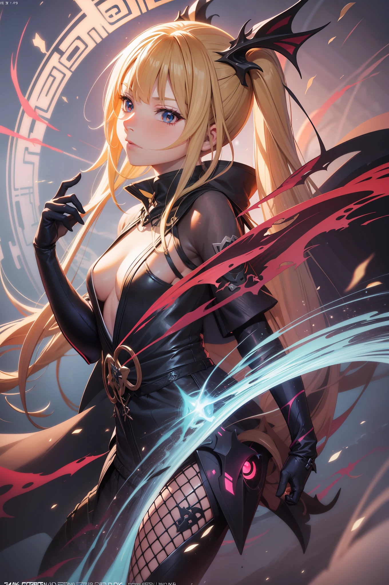 anime girl dragon in background, anime fantasy artwork, anime style 4 k, badass anime 8 k, anime fantasy illustration, anime art wallpaper 8 k, 2. 5 d cgi anime fantasy artwork, anime art wallpaper 4 k, anime art wallpaper 4k, anime epic artwork, detailed digital anime art, advanced digital anime art, blonde anime girl with long hair