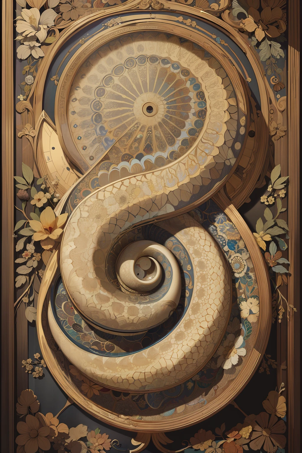 (Masterpiece, Best Quality, Highres:1.4), Detailed, Intricate Details, 4K,
color splashes, line art, art, fibonacci,