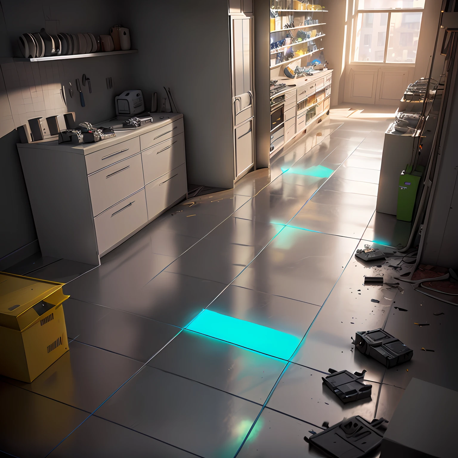 Robots cooking in the kitchen