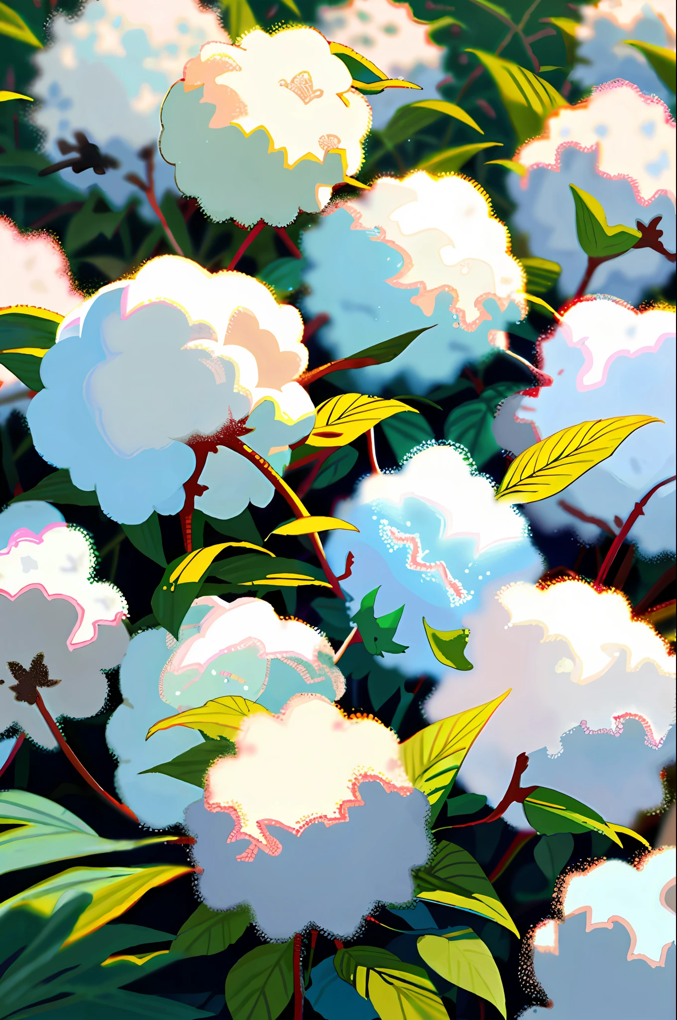 Cotton plants