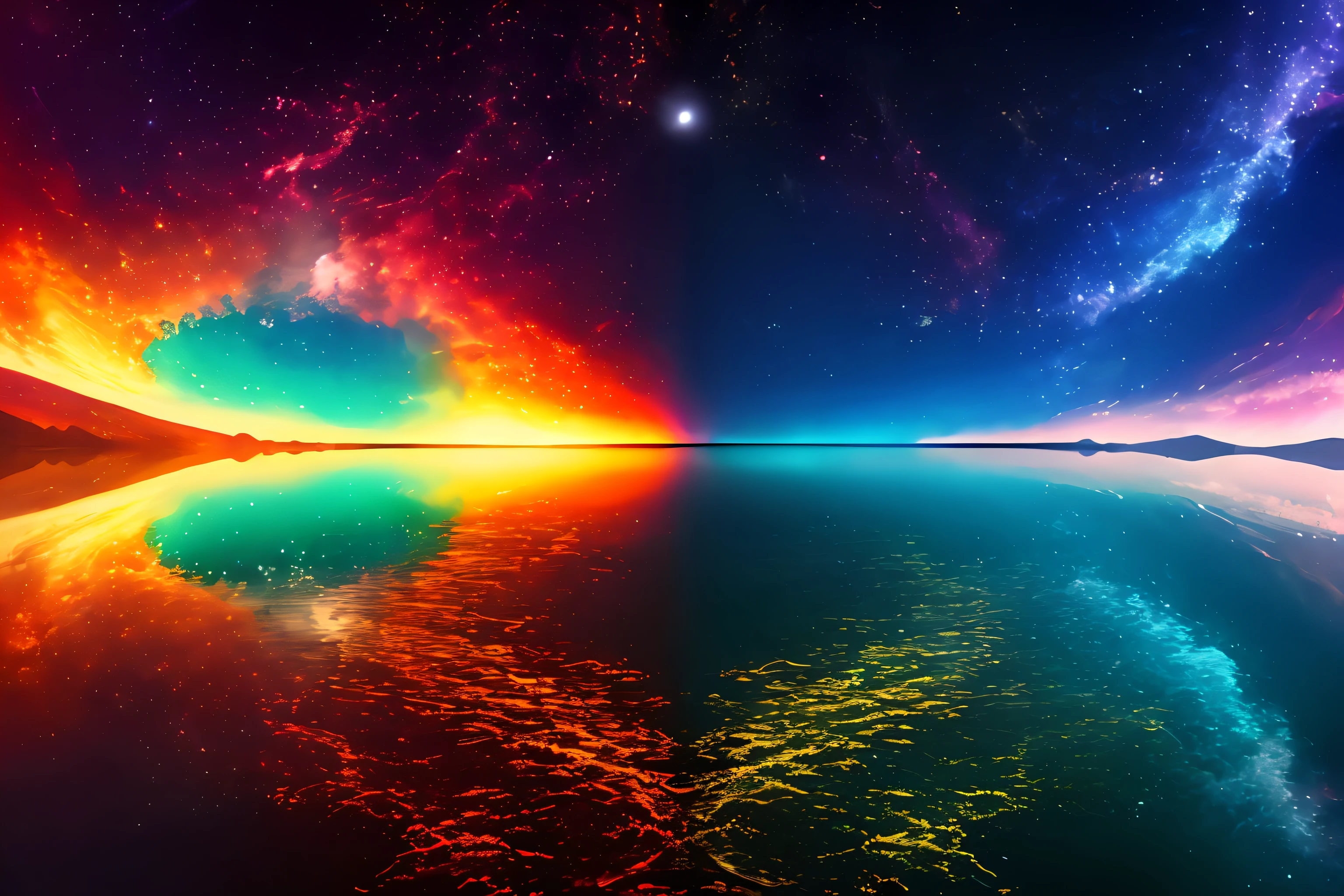 astral,The theme is prominent,The color is bright,Strong contrast,Amazing,k hd,Beautiful,Enduring