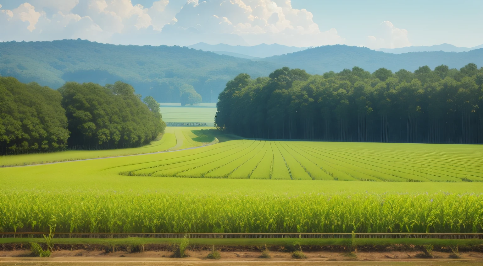 a corn plantation