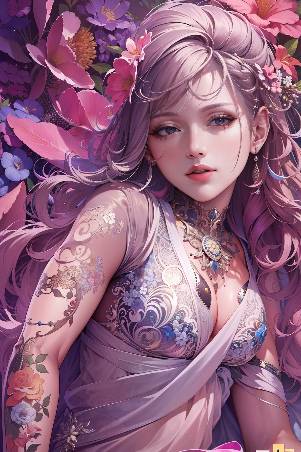 (Masterpiece, Best Quality, Highres:1.4), Detailed, Intricate Details, 4K,
color splashes, line art, art, fibonacci,