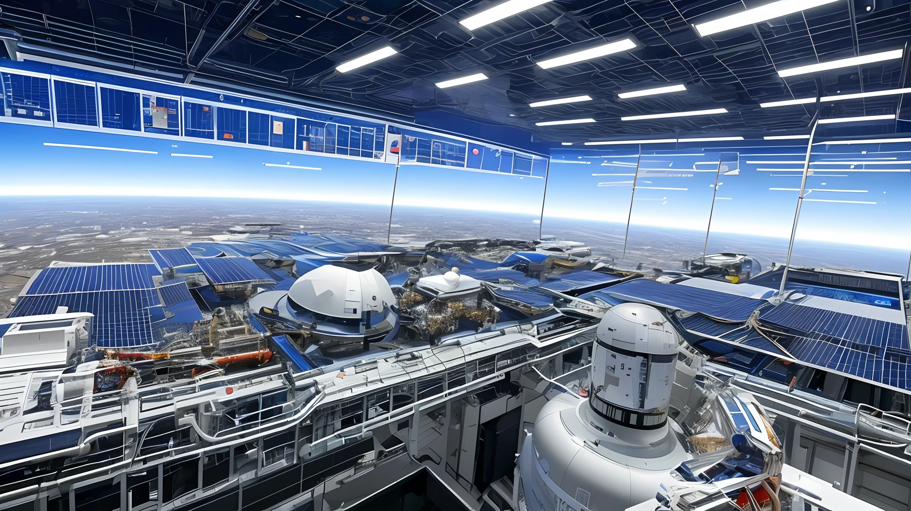 The vision of science and technology space is stunning