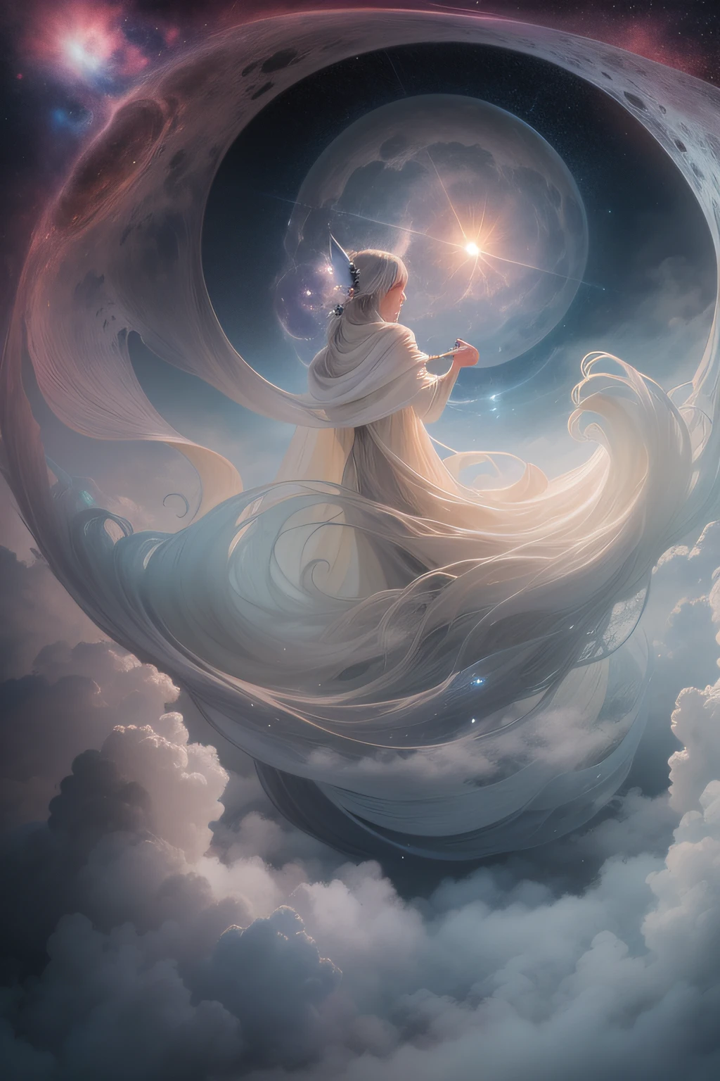 The physical form of Reality is an ethereal mist, whose appearance is constantly changing and adapting. It has no fixed form, for it represents the inconstant and changing fabric of the universe.