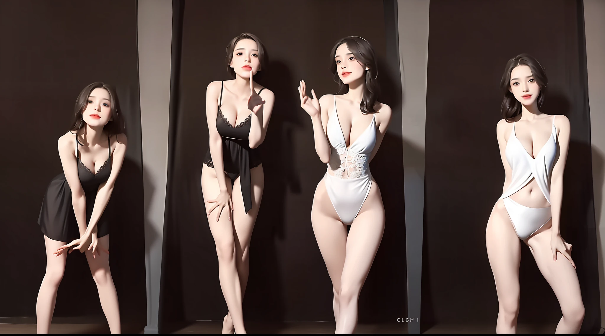 Best quality at best,tmasterpiece,Beautiful open legs,slenderness,Cleavage is seductive,blacksilk,Beth,Lace,Bare breasts,