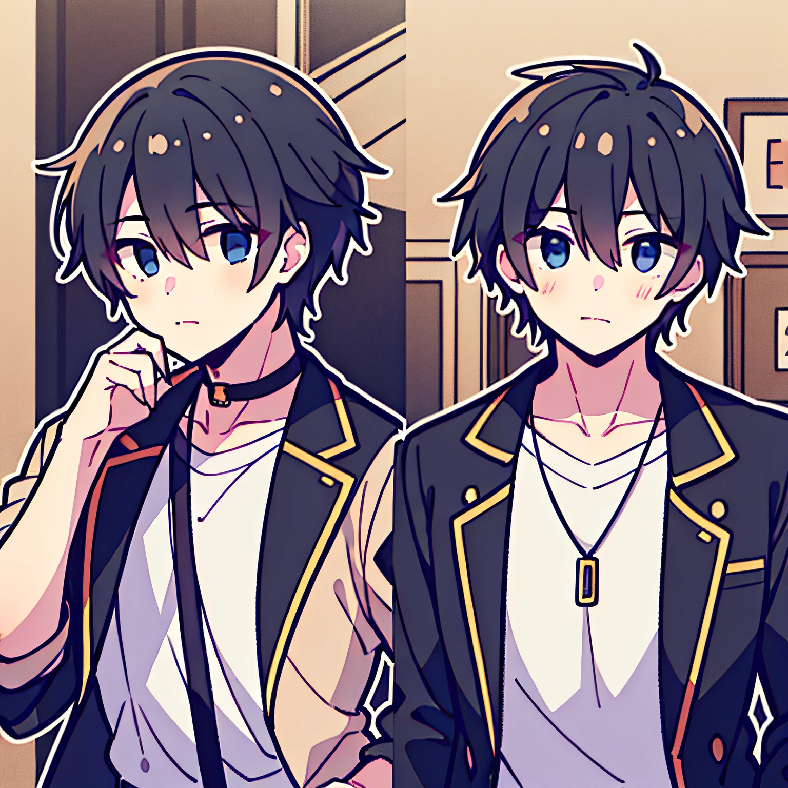 1boy,Black color hair,high high quality