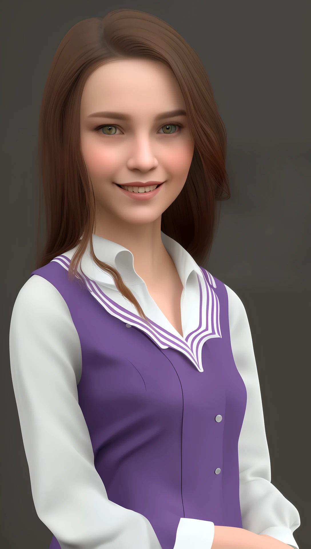 1girl,beautiful vintage color, instagram (photorealistic, high resolution:1.4), ((puffy eyes)), looking at viewer, , full body (8k, RAW photo, best quality, masterpiece:1.2), (realistic, photo-realistic:1.37),(sharp focus:1.2), professional lighting, photon mapping, radiosity, physically-based rendering, (pale skin:1.2),(small breasts:1.2), looking at viewer, (middle hair:1.5), portrait, purple eyes, (sliver hair:1.1),bangs, (simple background:1.4), solo, upper body, realistic,(masterpiece:1.4),(best quality:1.4),(shiny skin),fashi-girl,makeup,smile(skinny,closed mouth,shy :1.3) ,(standing,black Stewardess uniform,Necromancer:1.1),medium bust,sexy pose ,