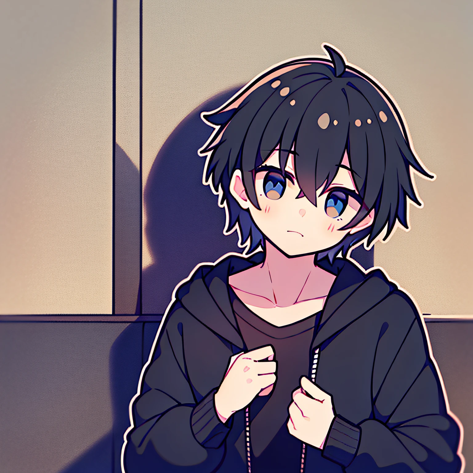 1boy,Black color hair,high high quality