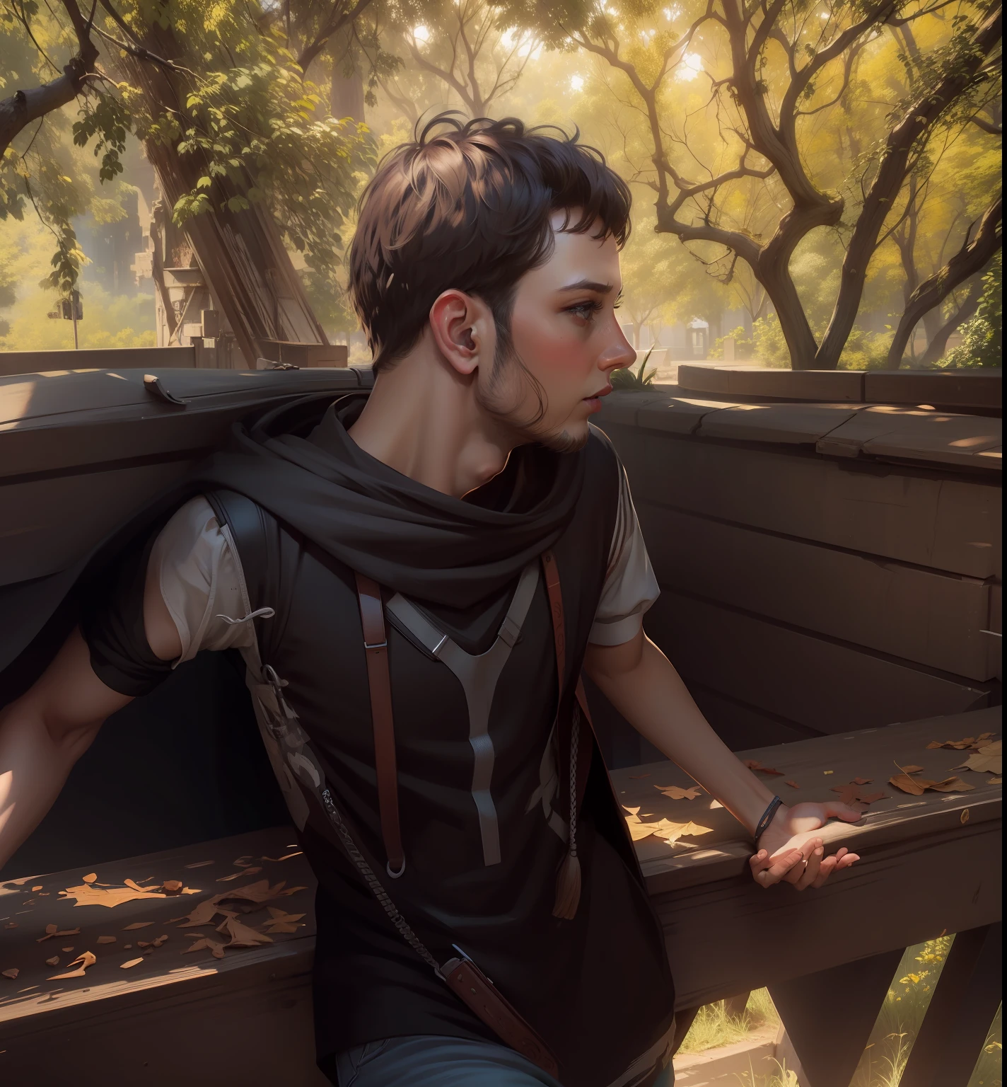 Change background realistic face