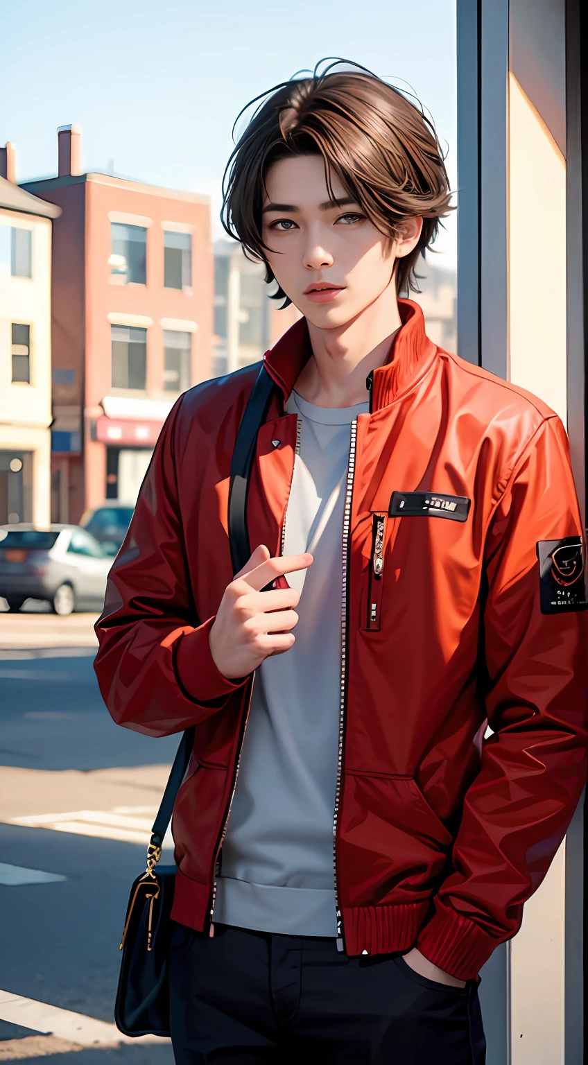 Brunette campus handsome,Naoki E
