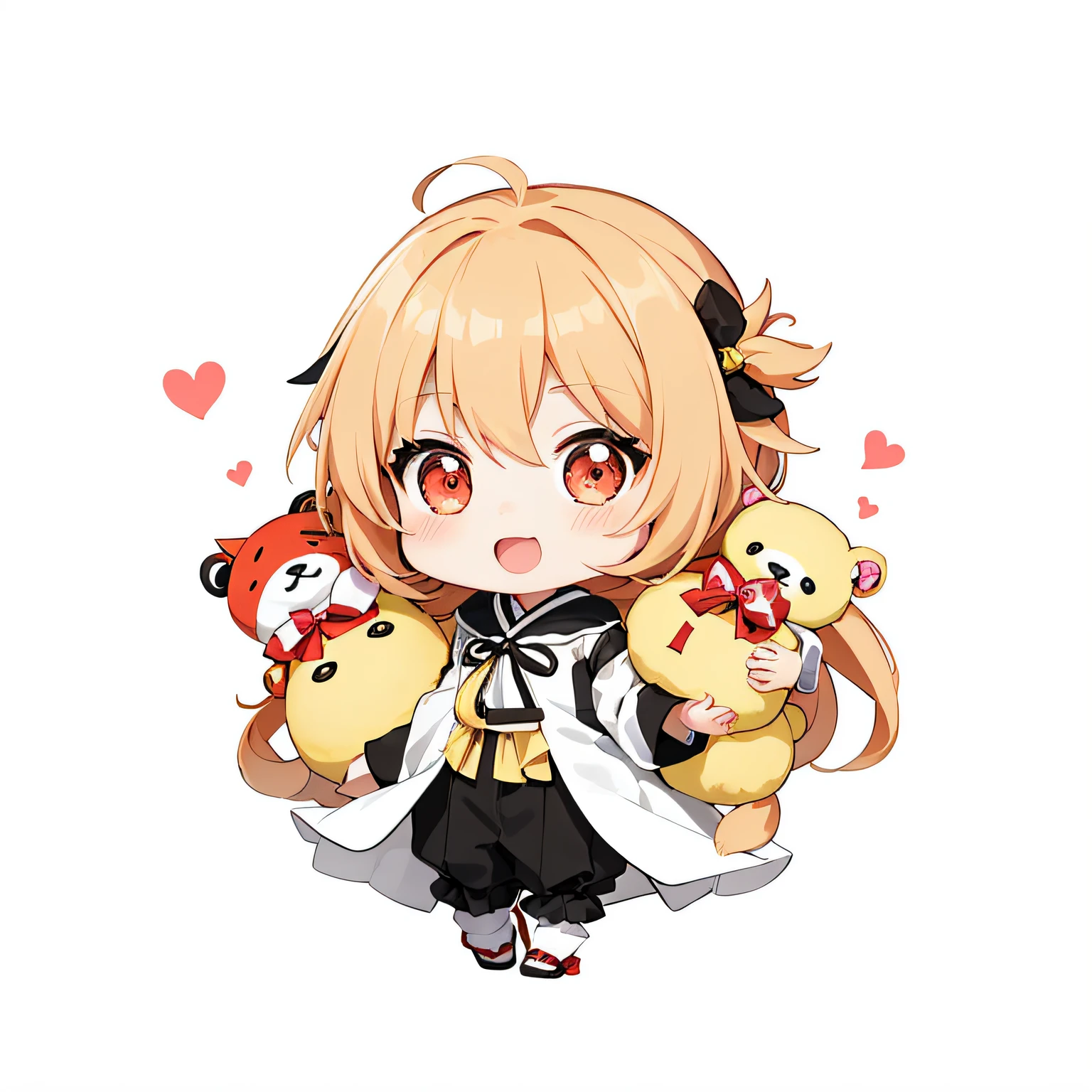 anime figure，Holding a bunch of stuffed toys in his hand, Loli, Official illustration, Keqing from Genshin Impact, Genshin, official fanart, with chicks, anime moe art style, offcial art, zerochan art, zhongli from genshin impact, shirabii, Cute:2, Pisif, zerochan, Splash art anime Loli