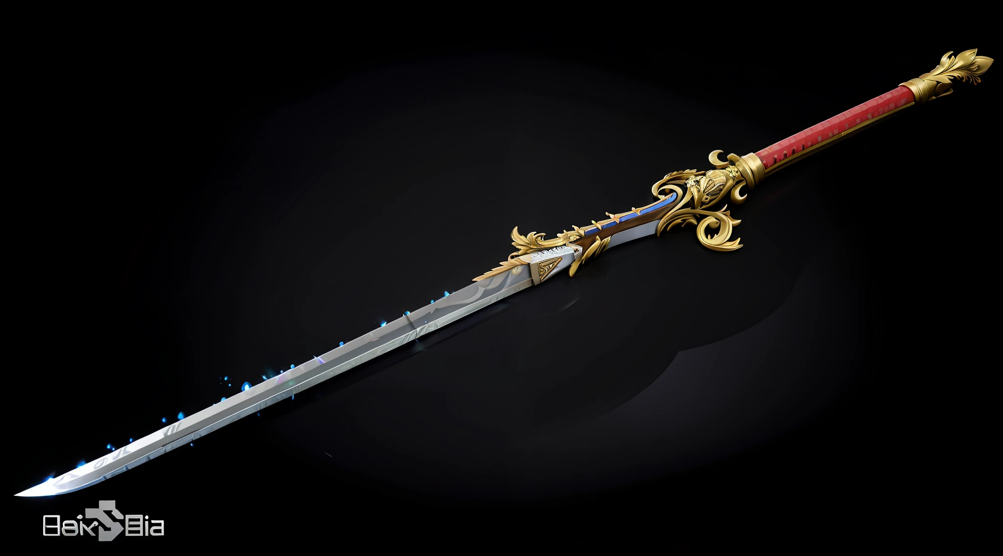 beautiful sword, Remove the watermark,3D,HD fix,restore