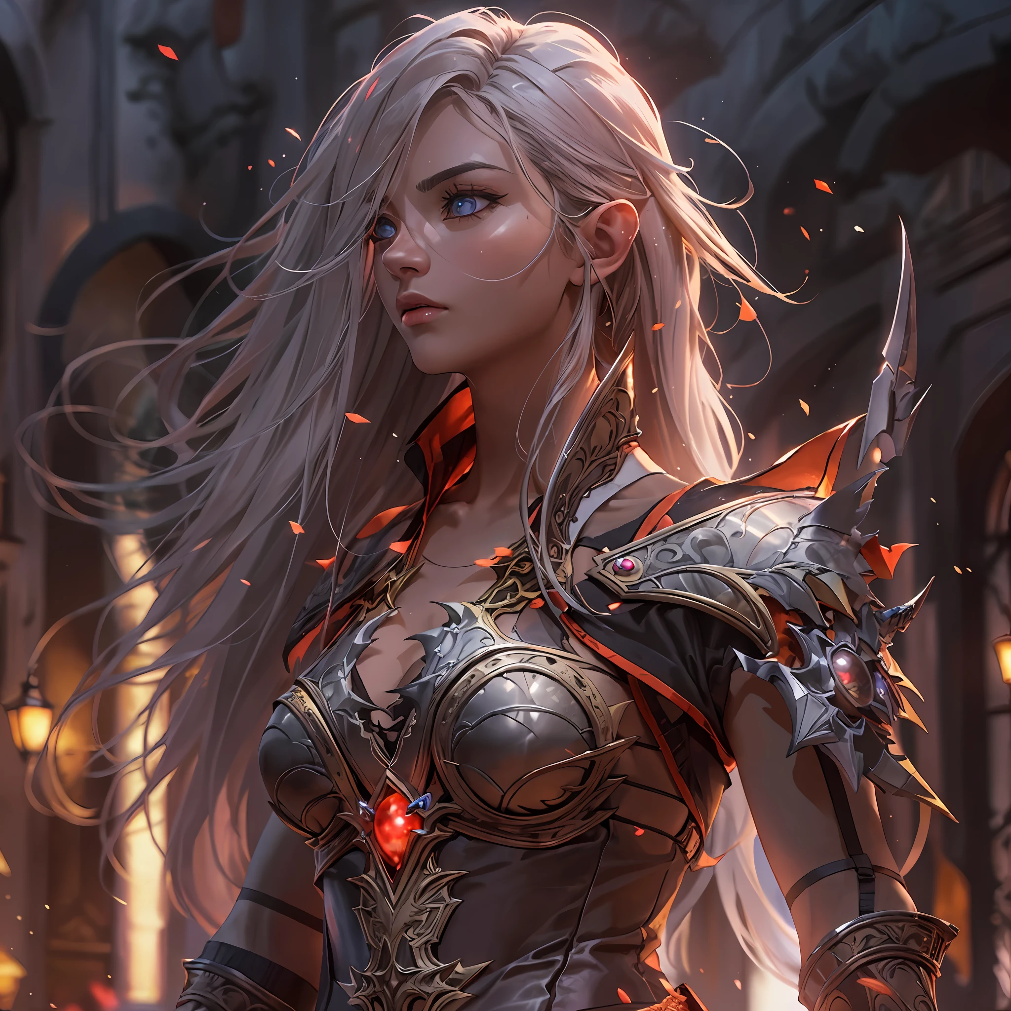 high details, best quality, 8k, [ultra detailed], masterpiece, best quality, (extremely detailed), dynamic angle, ultra wide shot, RAW, photorealistic, fantasy art, dnd art, rpg art, realistic art, a wide angle picture of an epic female elf, arcane warrior, warrior of magic, fighter of the arcana, full body, [[anatomically correct]] full body (1.5 intricate details, Masterpiece, best quality) casting a spell (1.5 intricate details, Masterpiece, best quality), casting an epic spell, [colorful magical sigils in the air],[ colorful arcane markings floating] (1.6 intricate details, Masterpiece, best quality) holding an [epic magical sword] (1.5 intricate details, Masterpiece, best quality) holding epic [magical sword glowing in red light] (1.5 intricate details, Masterpiece, best quality). in fantasy urban street (1.5 intricate details, Masterpiece, best quality), a female beautiful epic elf wearing elven leather armor (1.4 intricate details, Masterpiece, best quality), high heeled leather boots, ultra detailed face,  thick hair, long hair, dynamic hair, fair skin intense eyes, fantasy city background (intense details), sun light, backlight, depth of field (1.4 intricate details, Masterpiece, best quality), dynamic angle, (1.4 intricate details, Masterpiece, best quality) 3D rendering, high details, best quality, highres, ultra wide angle