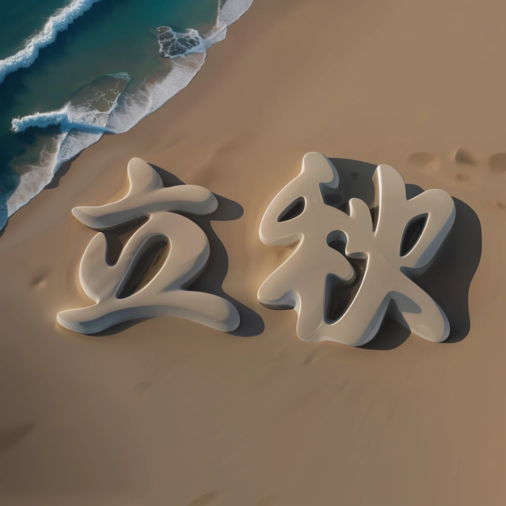 Pebbles, rocks, sand, aerial view, high quality, high resolution, masterpiece, beach background,