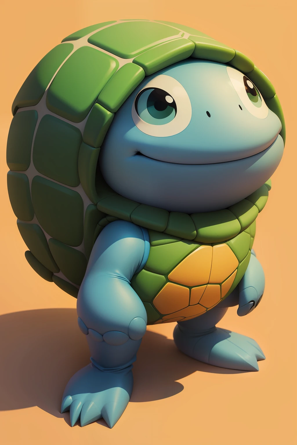 Cartoon style turtle cool stickers