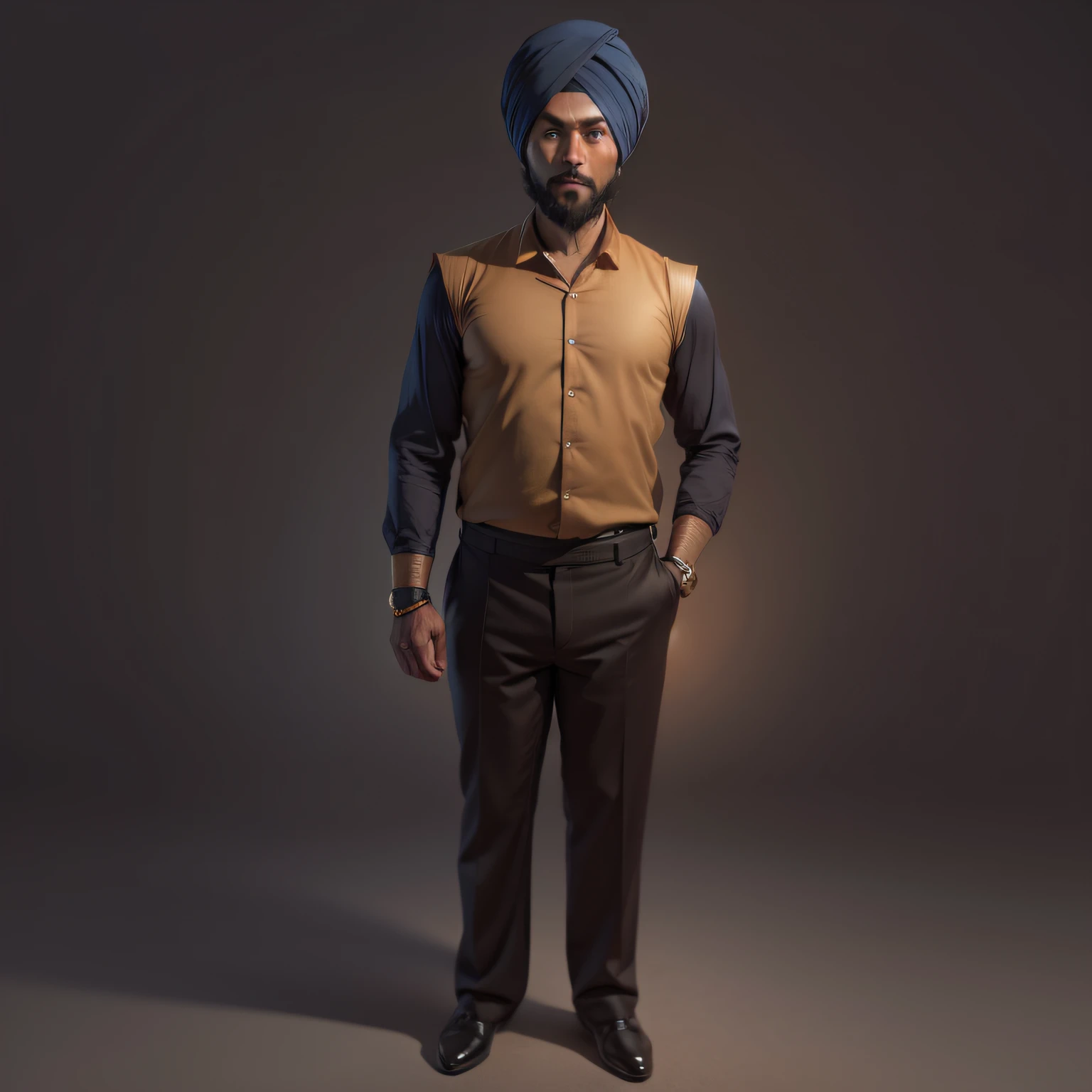 Change background, do not change face and turban, face and turban stays same, 8k , avatar type for profile photo