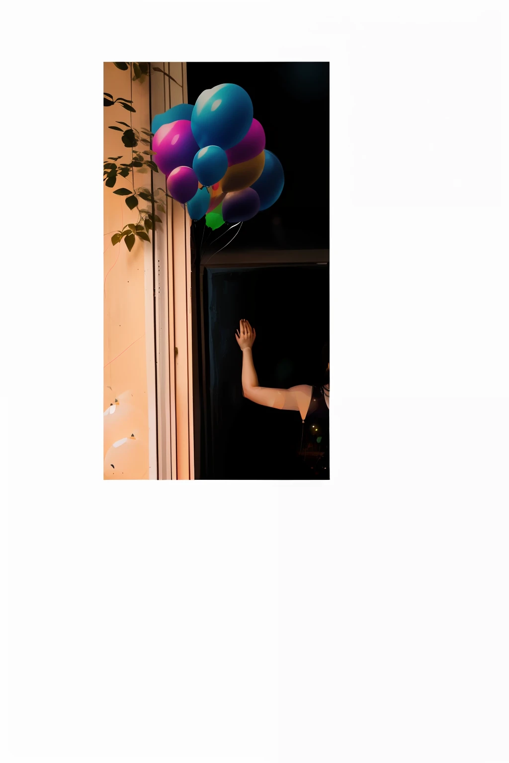 Piles of balloons are colorful