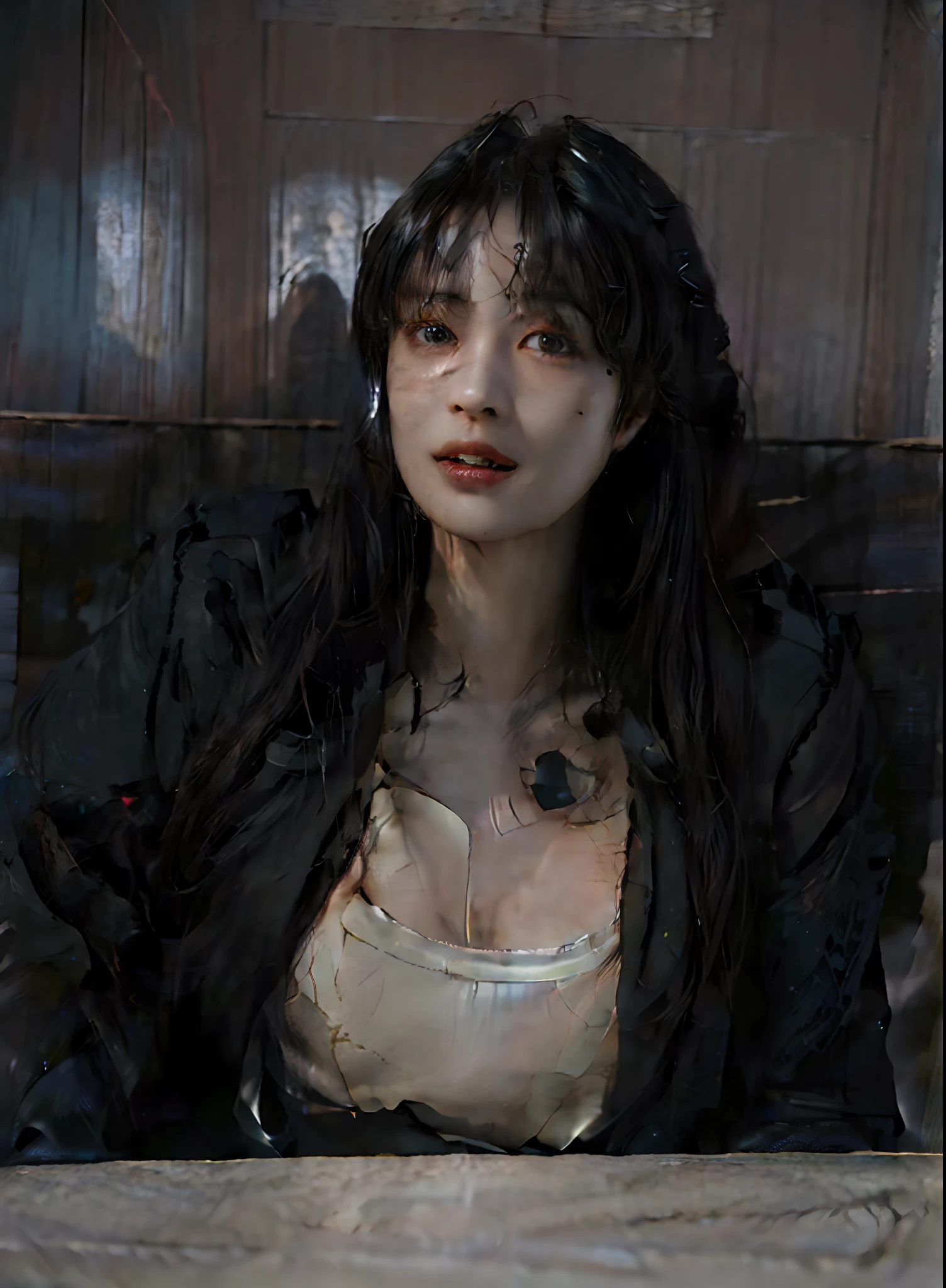 (masterpiece, best quality, beautiful quality, photorealistic, looking at viewer, detailed lighting, extremely detailed skin, extremely detailed hair, extremely detailed teeth, shadows, 8k:1.2), (a picture of a woman, 1girl:1.2),
