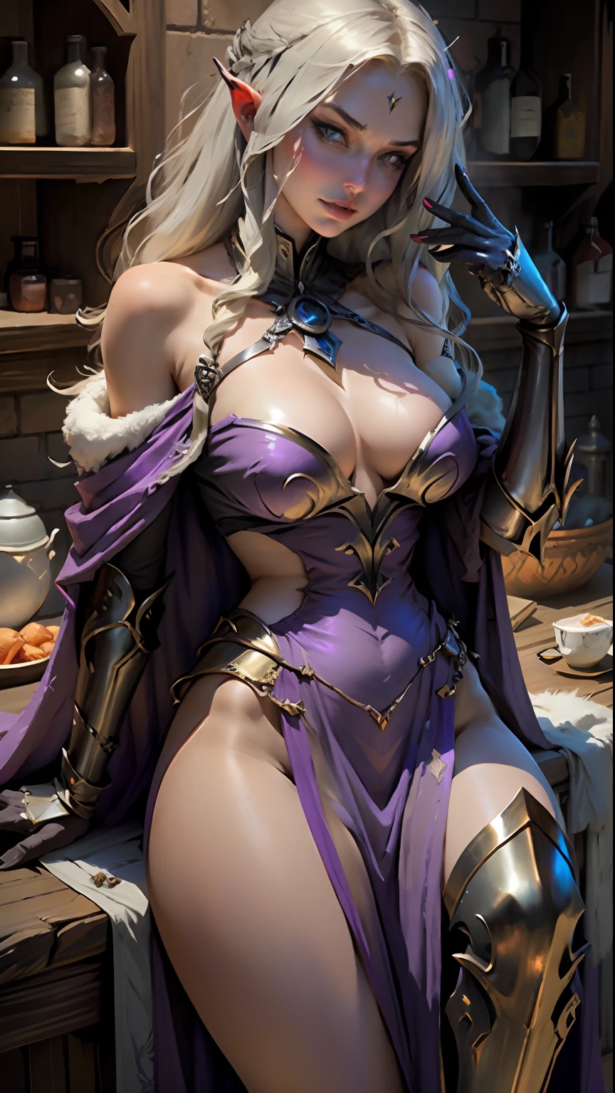 Sylvanas，femele，Large breasts