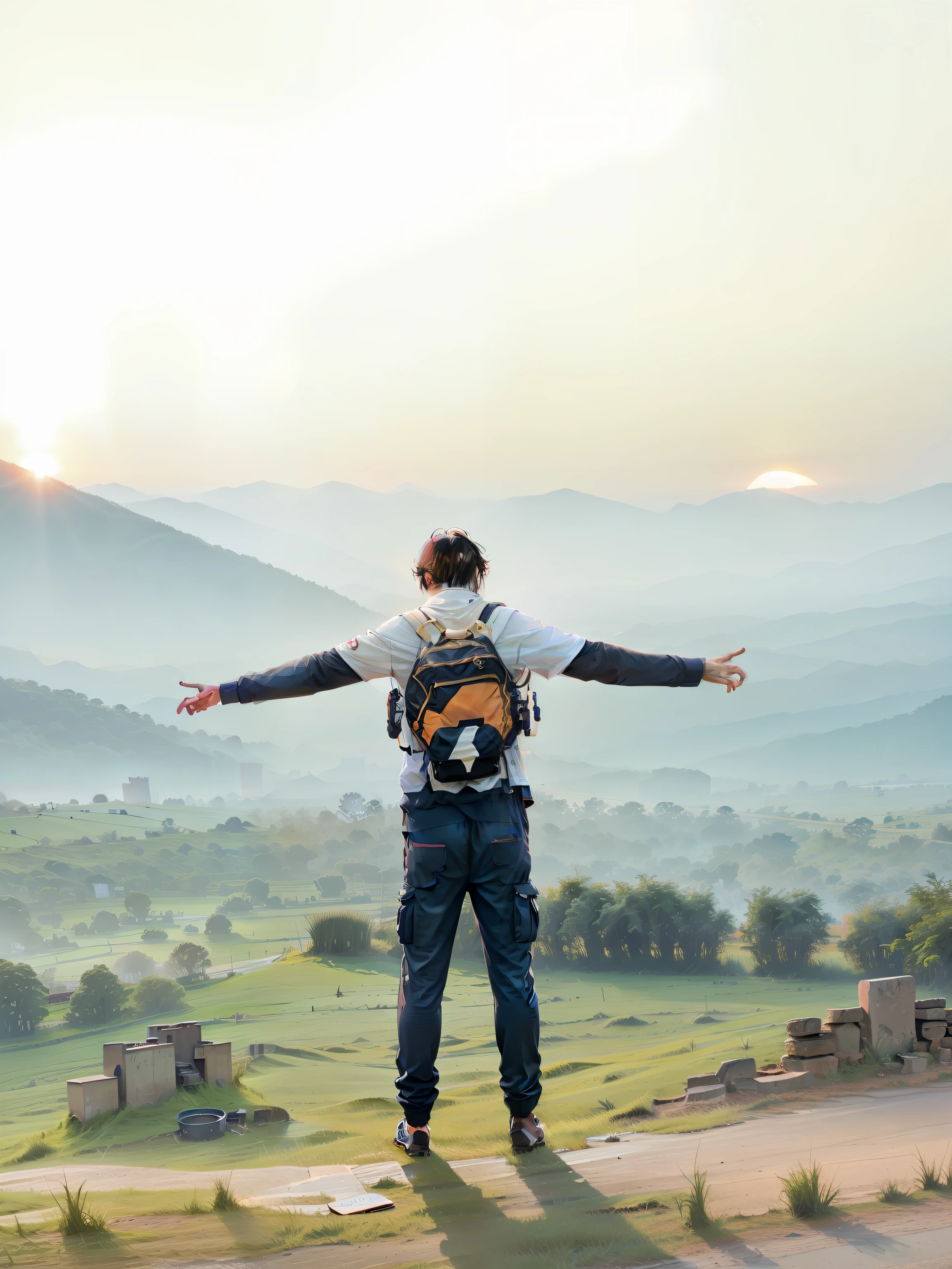 Change this man background sunset photography