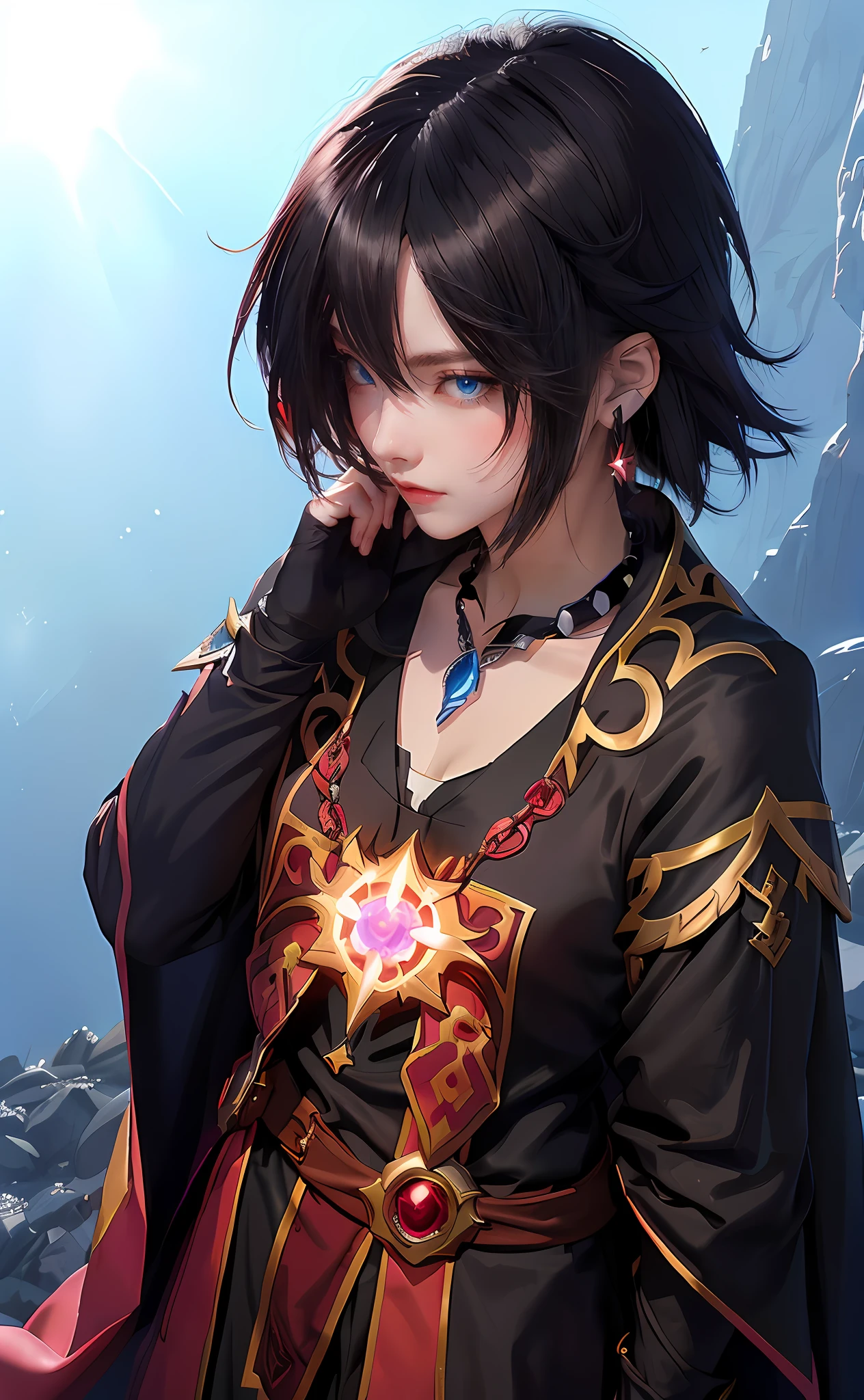 blue eyes