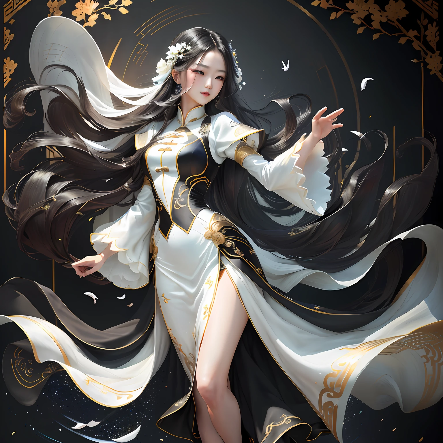 Zhang Jie dances