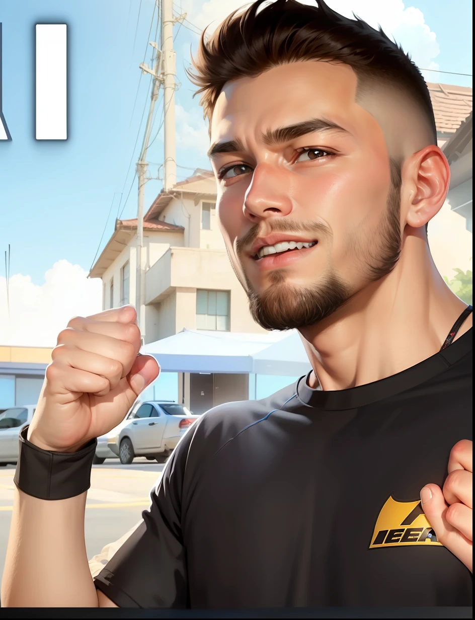 17 year boy happy to play a game realistic face and also change shirt color