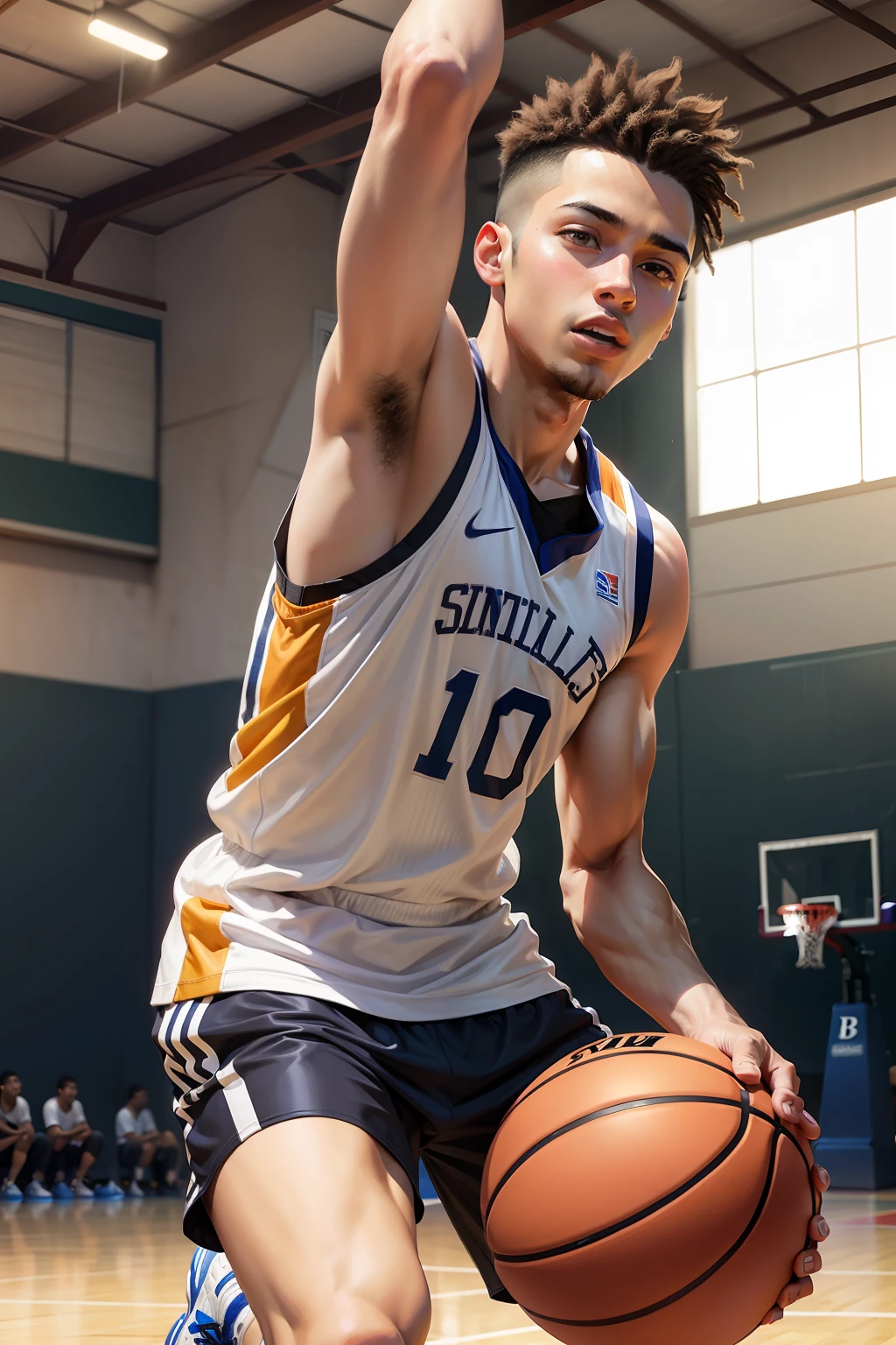 Libido boy，Playing the Basketball