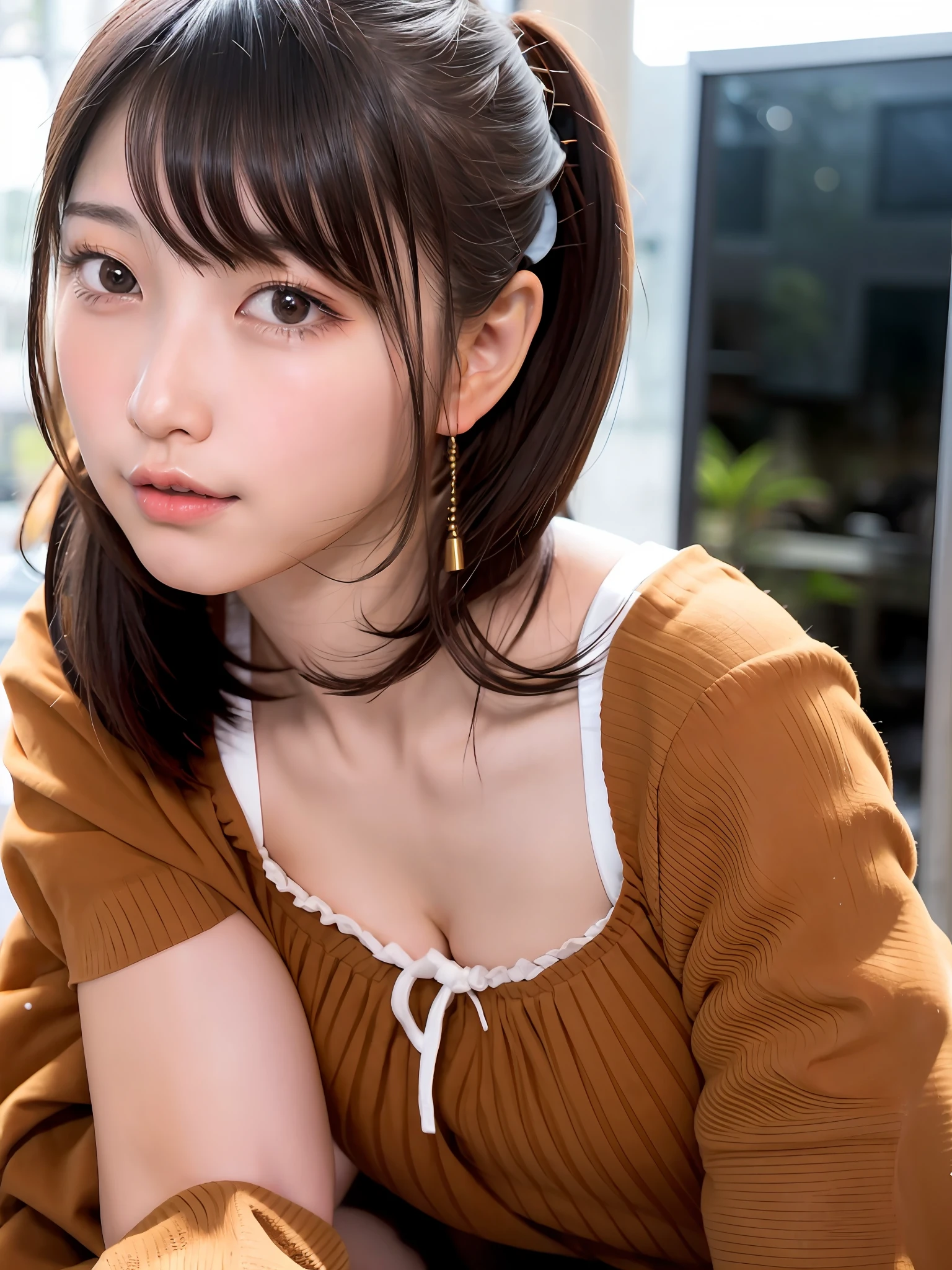 Close-up of woman with long hair, Cute in camisole and t-shirt、chiho, song hye - kyo, blackpink jennie, lee ji-eun, lee ji - eun, Chiho Ashima, park ji-min, cynthwave, Kimi Takemura, Choi Hong Hwa, bae suzy, by Torii Kiyomoto, kiko mizuhara