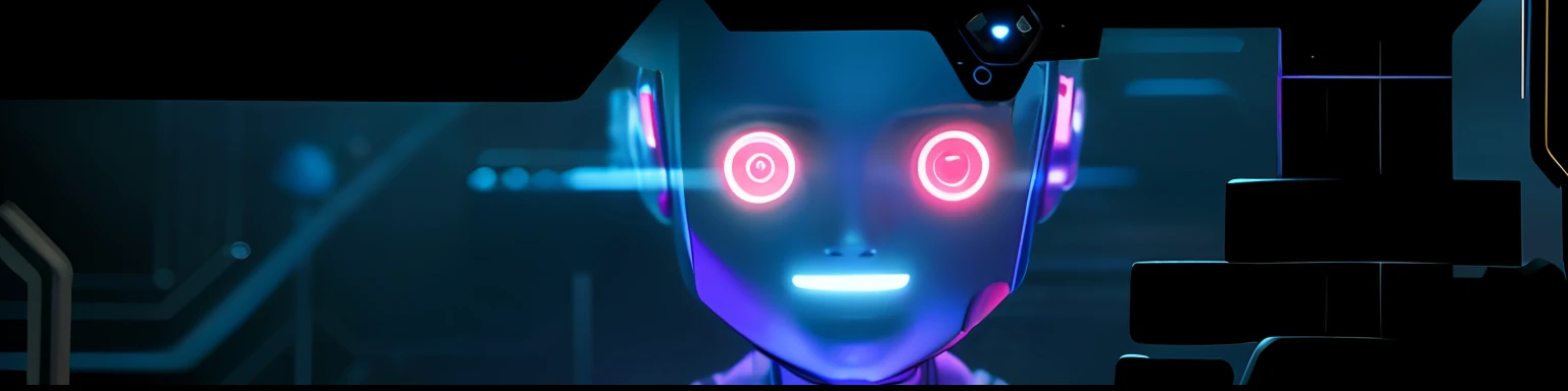 There's a watch that's on a scissors stand, robot with human face, close-up of a robot sitting down, friendly humanoid cyber robot, happy robot, friendly robot, friendly humanoid robot, humanoid robot close up, Face detalhada de um androide, Um retrato de um androide, robotic face, portrait of a robot, portrait of a teen robot