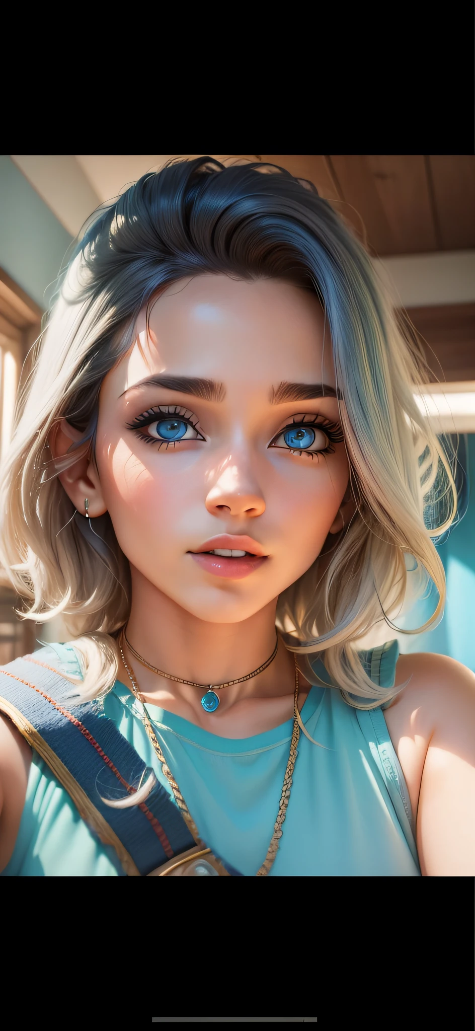 imagem 4K, disney, imagem altamente detalhada, cabelo loiro, camisa branca, olho azul