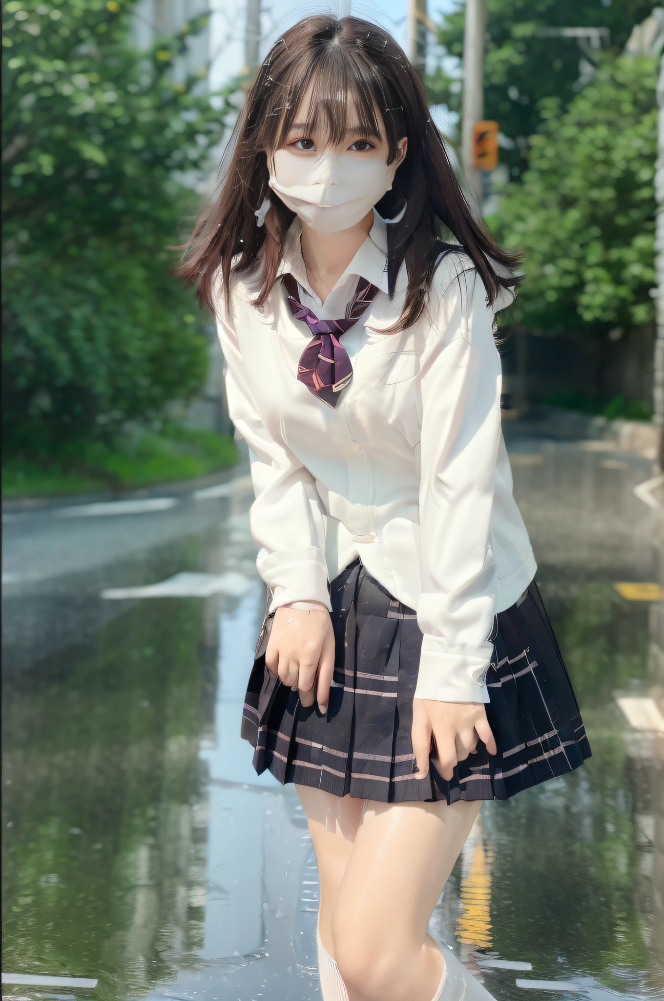 Wear a mask on your face