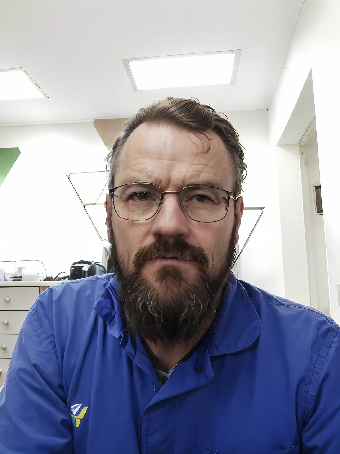 there is a man with a beard sitting at a table, imagem frontal, Fotografia selfie 8k, david rios ferreira, Streamer do Twitch / Jogador Ludwig, ástor alexander, com uma barba pequena, imagem do avatar, Simon Hollosy, Henry Alvim Correa, foto de perfil profissional, Carregado, Andrey Surnov, imagem profissional