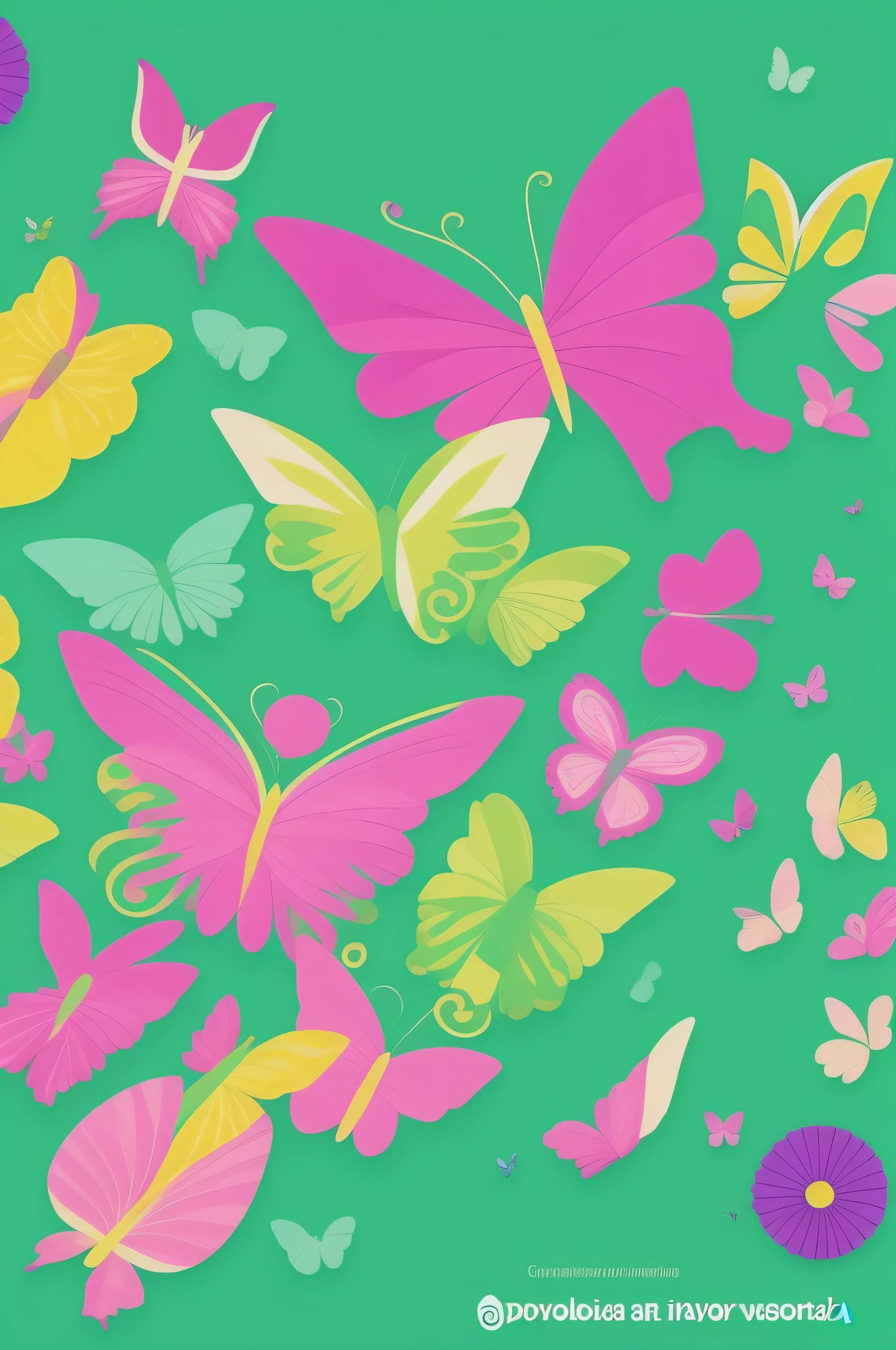borboletas voando no ar com um fundo verde, borboletas voando, Borboletas, butterflies floating in the sky, arte pop borboleta, design de papel de parede, borboletas brilhantes, papel de parede do iphone, papel de parede!, wallpaper mobile, arte de fundo, fundo do iphone, fundo colorido, turquesa rosa e verde, borboletas e vermes, fundo do papel de parede, papel de parede do telefone, borboleta, summer color pattern, papel de parede bonito do iphone