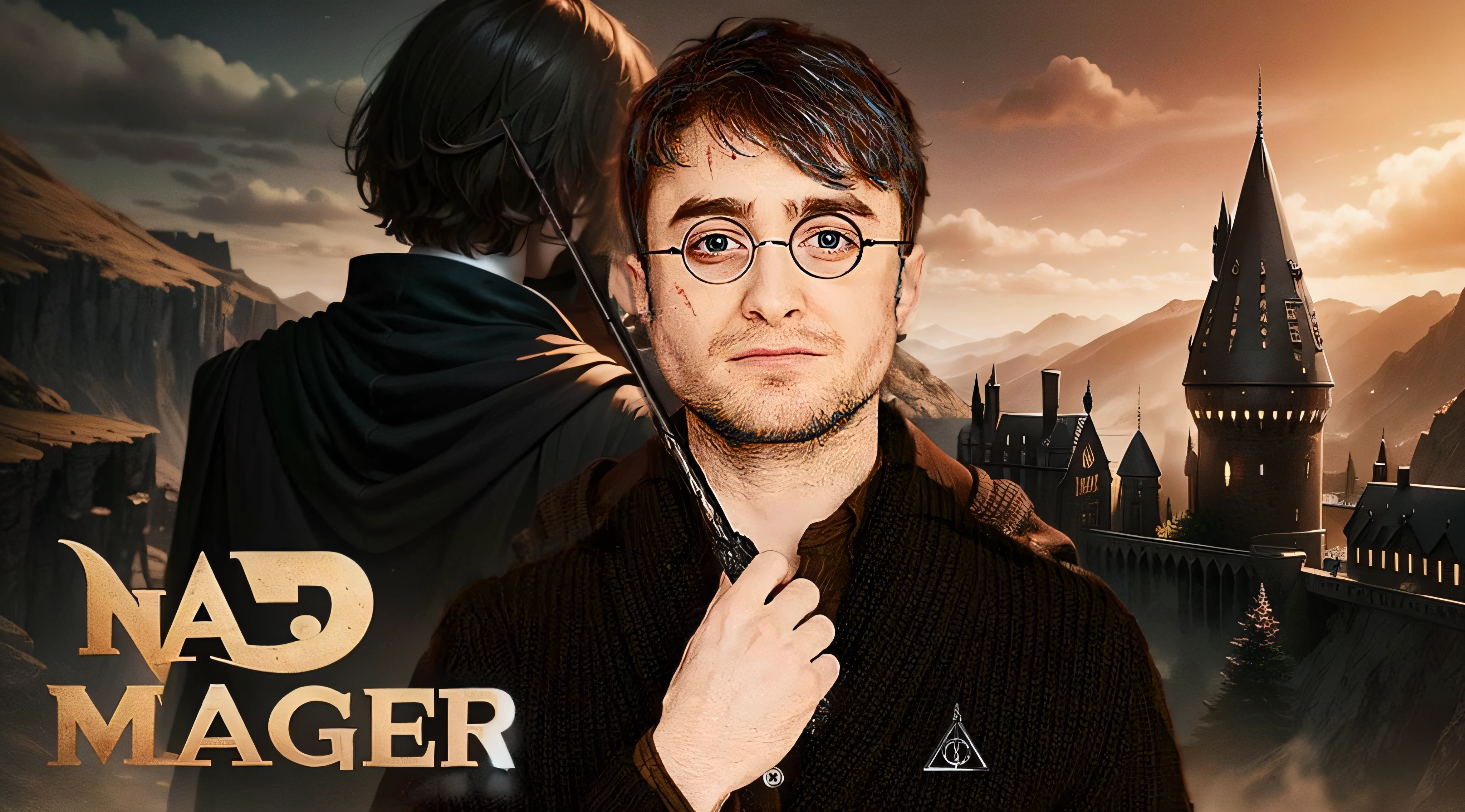 harry potter, magic, background, scenary