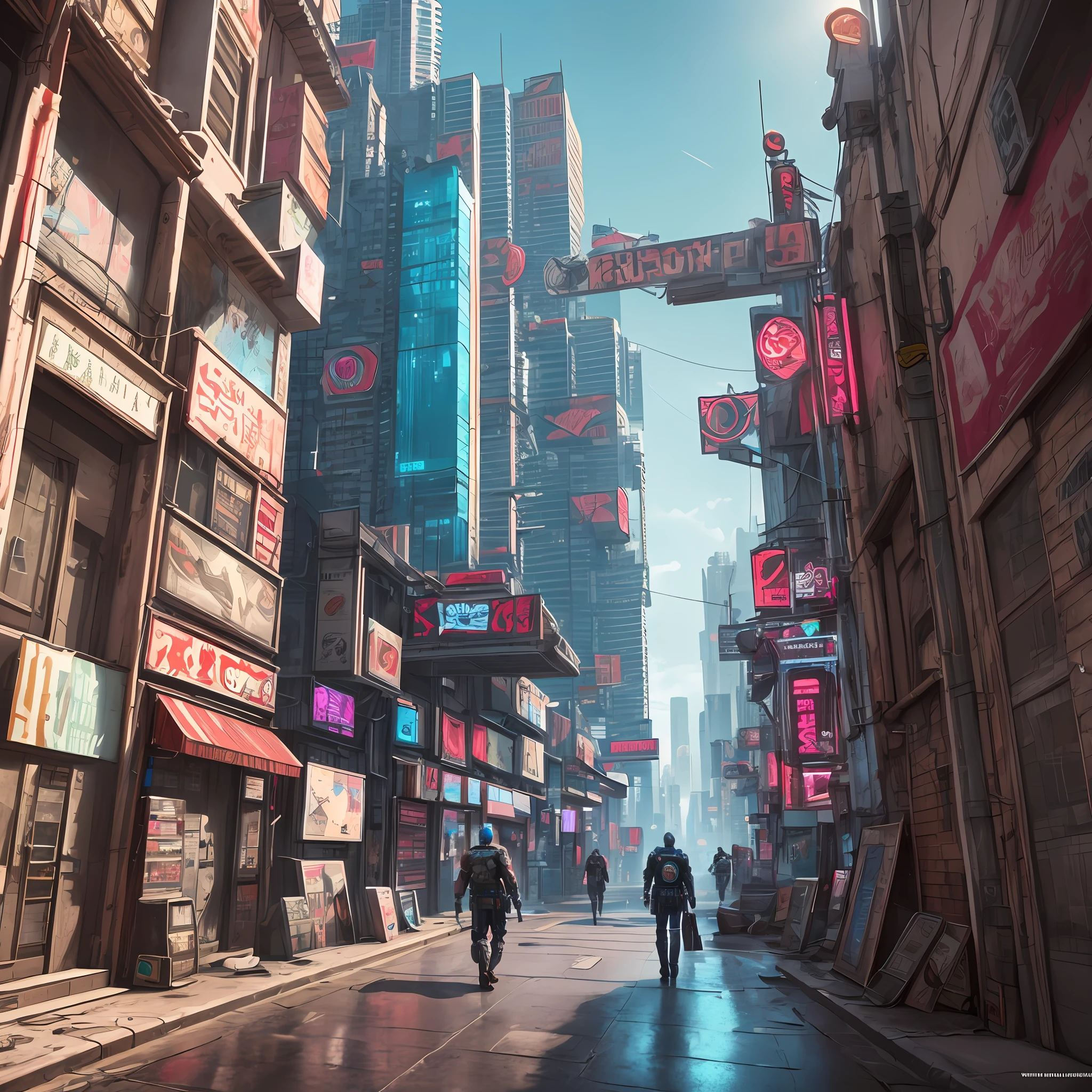 cyberpunk:0.5 , alley:1 , hyperrealistic:0.6 --auto --s2