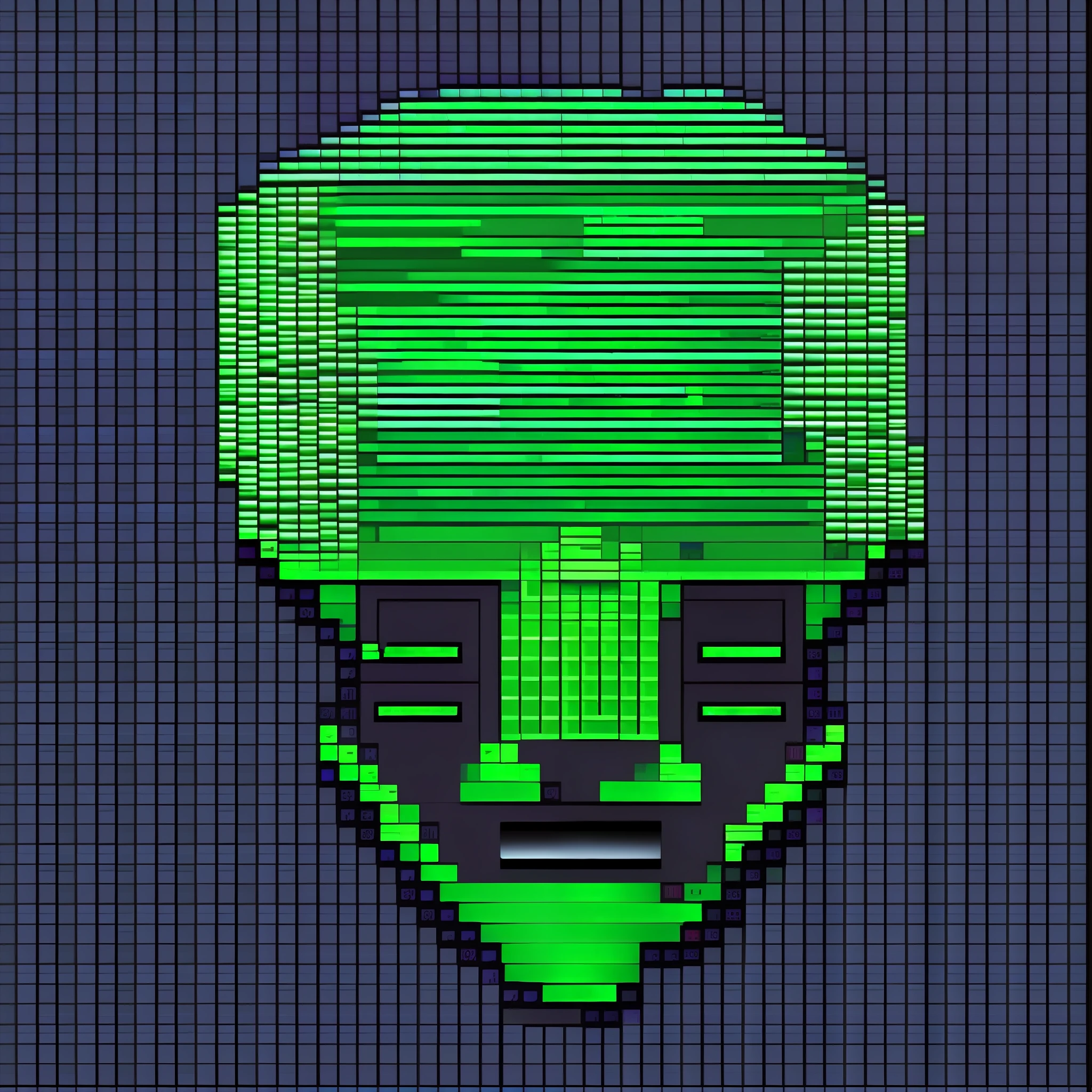 Pixel face