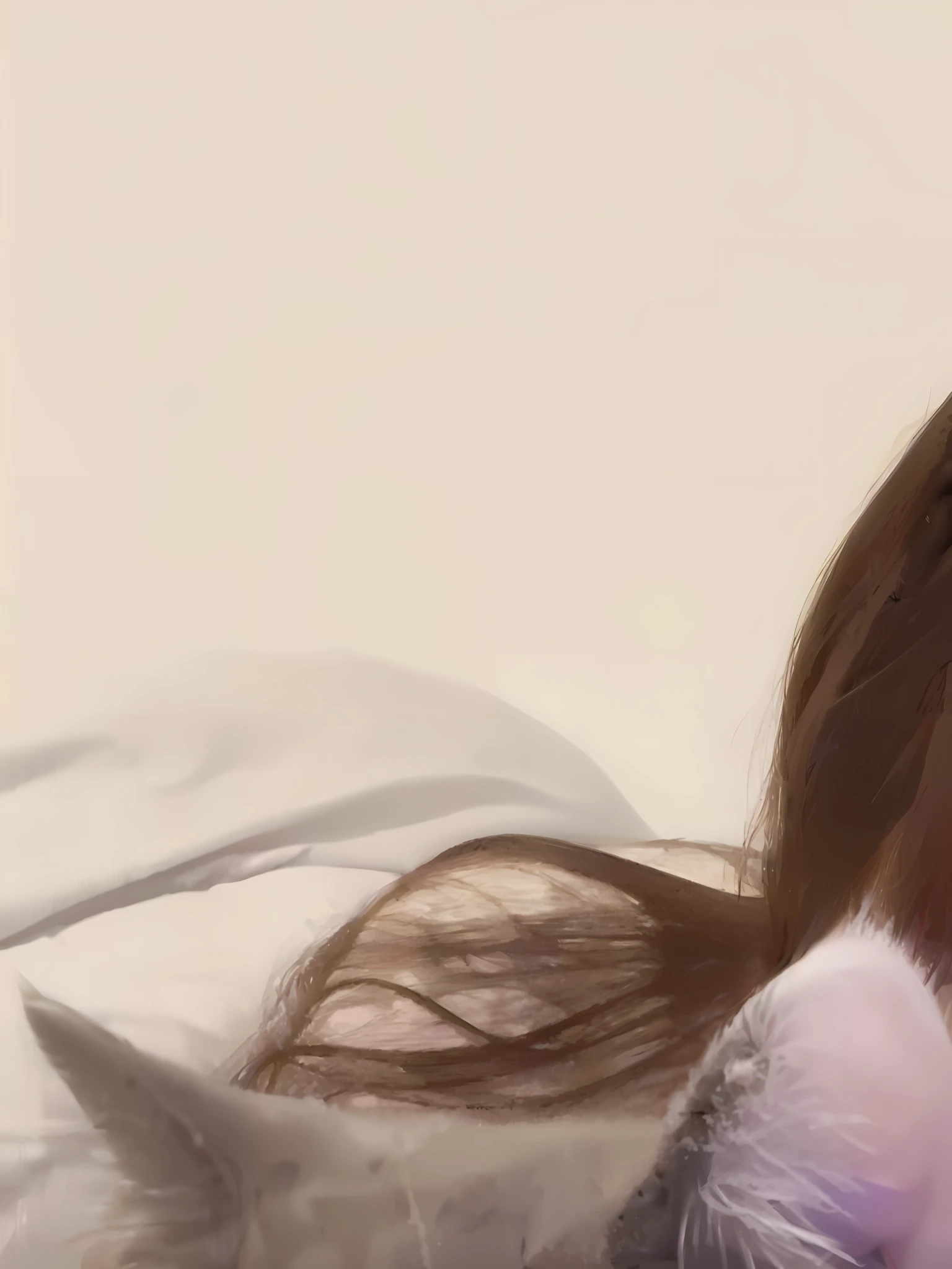 There was a girl holding a cat on her lap, very beautiful cute catgirl, there is a cat next to her, big cheeks holding her cat, blackpink jennie, sakimichan, jaeyeon nam, ulzzangs, Shin Jinying, with cute - fine - face, cat photo, she is about 1 6 years old, with small nose